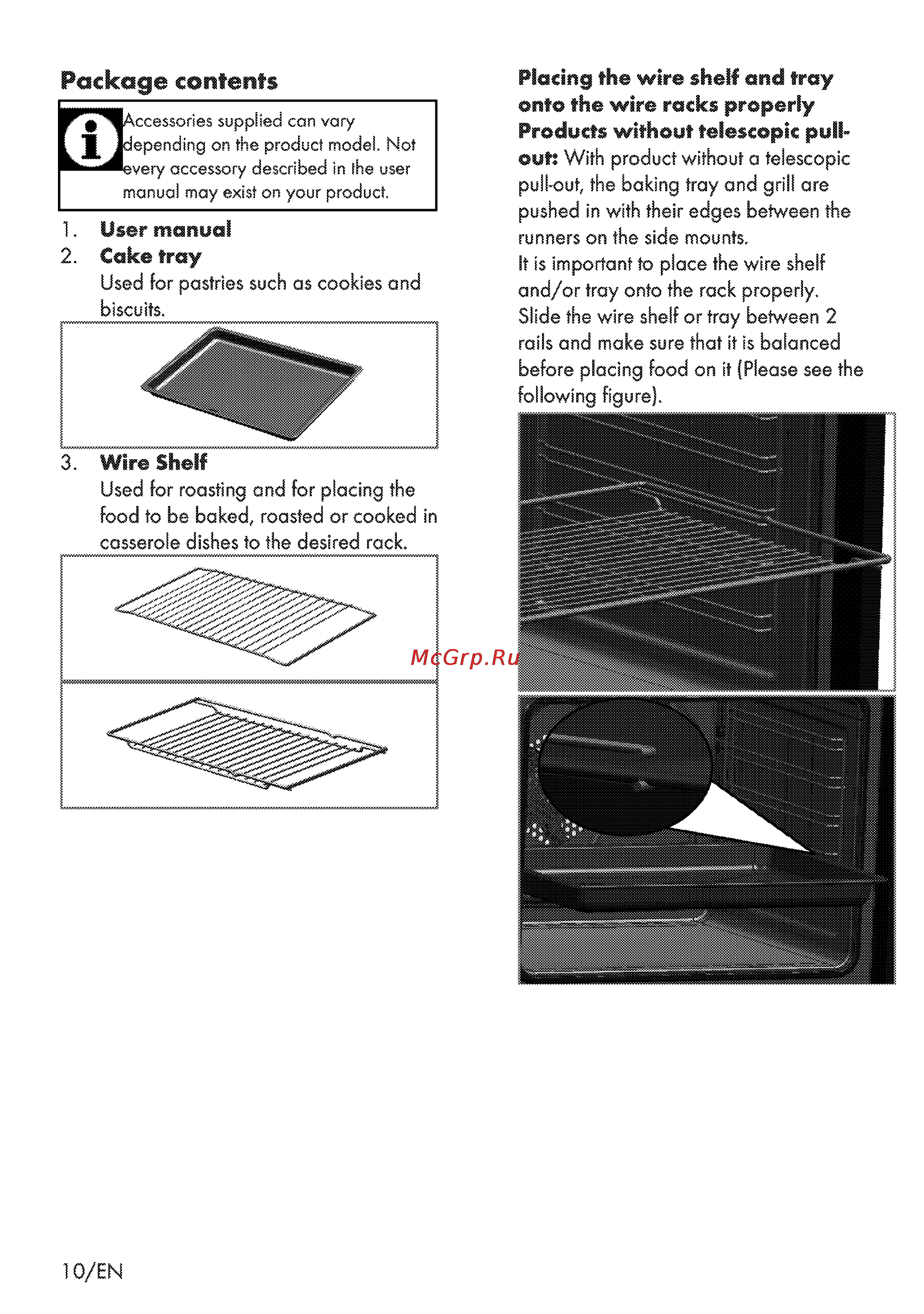 Grundig GEHC 11000 X [36/56] Package contents