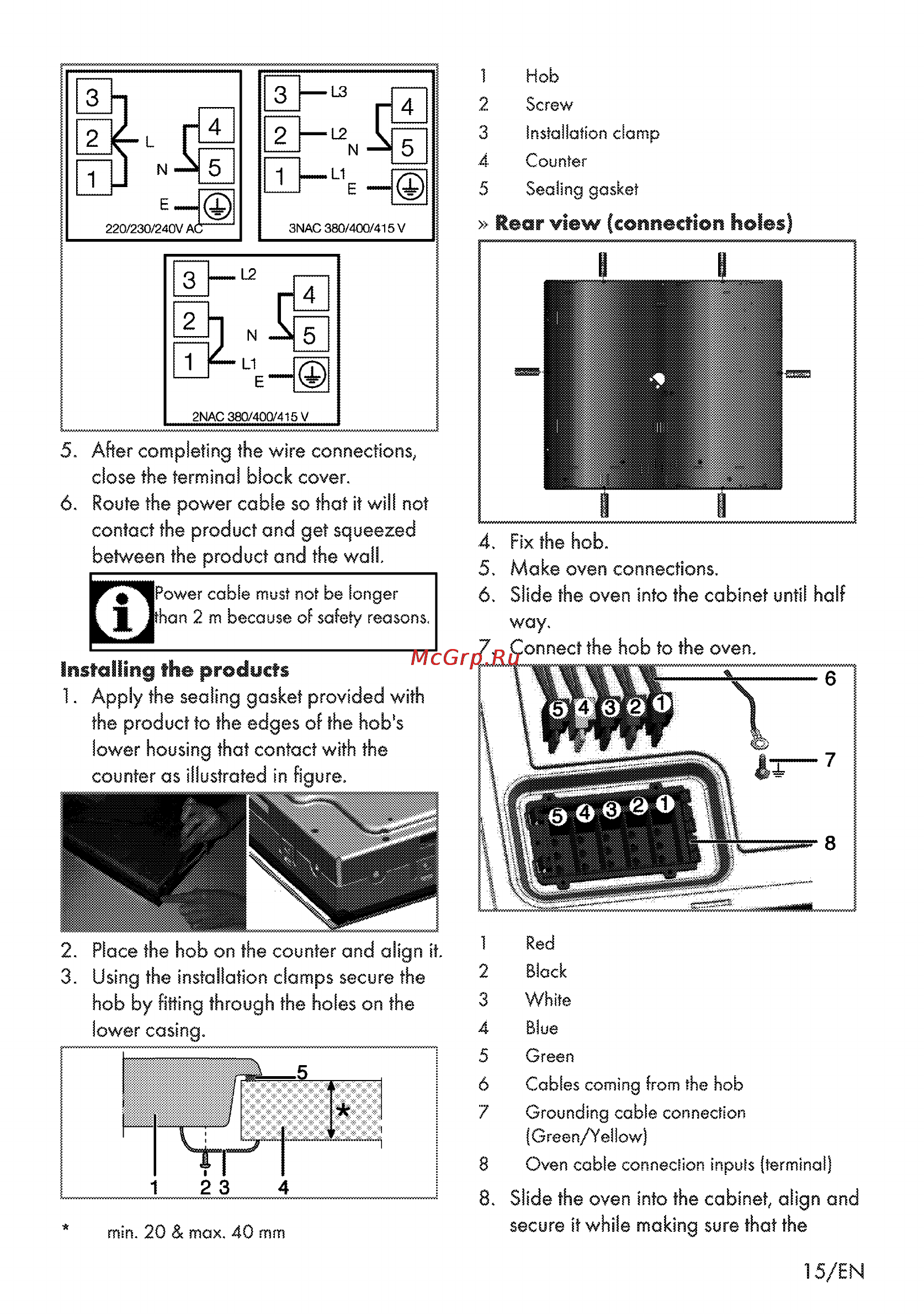 Grundig GEHC 11000 X [41/56] Installing the products