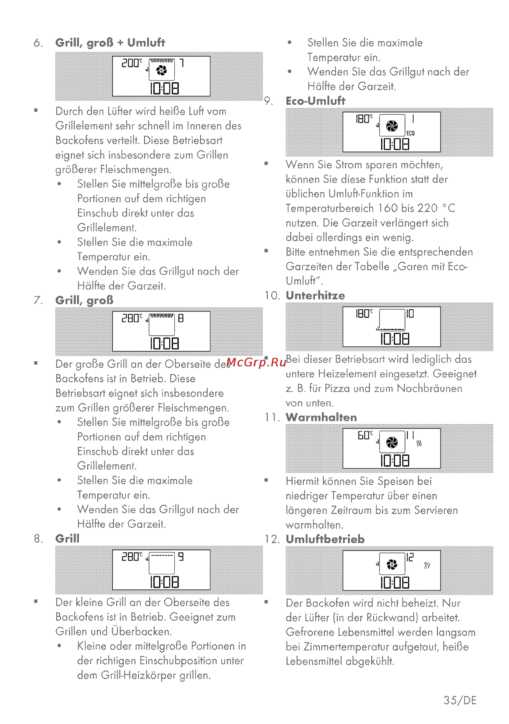 Grundig GEHM 34200 X [35/96] Gnlt grob ombft