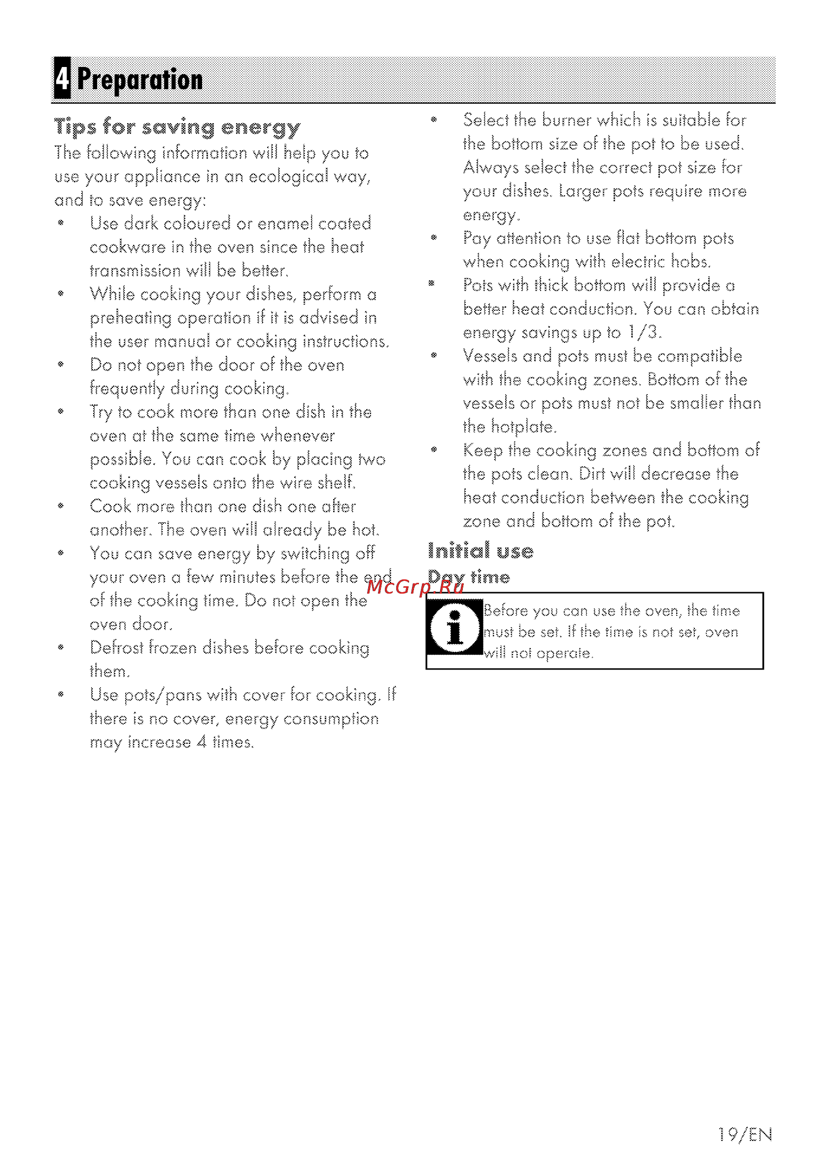Grundig GEHM 34200 X [67/96] Tips for saving energy