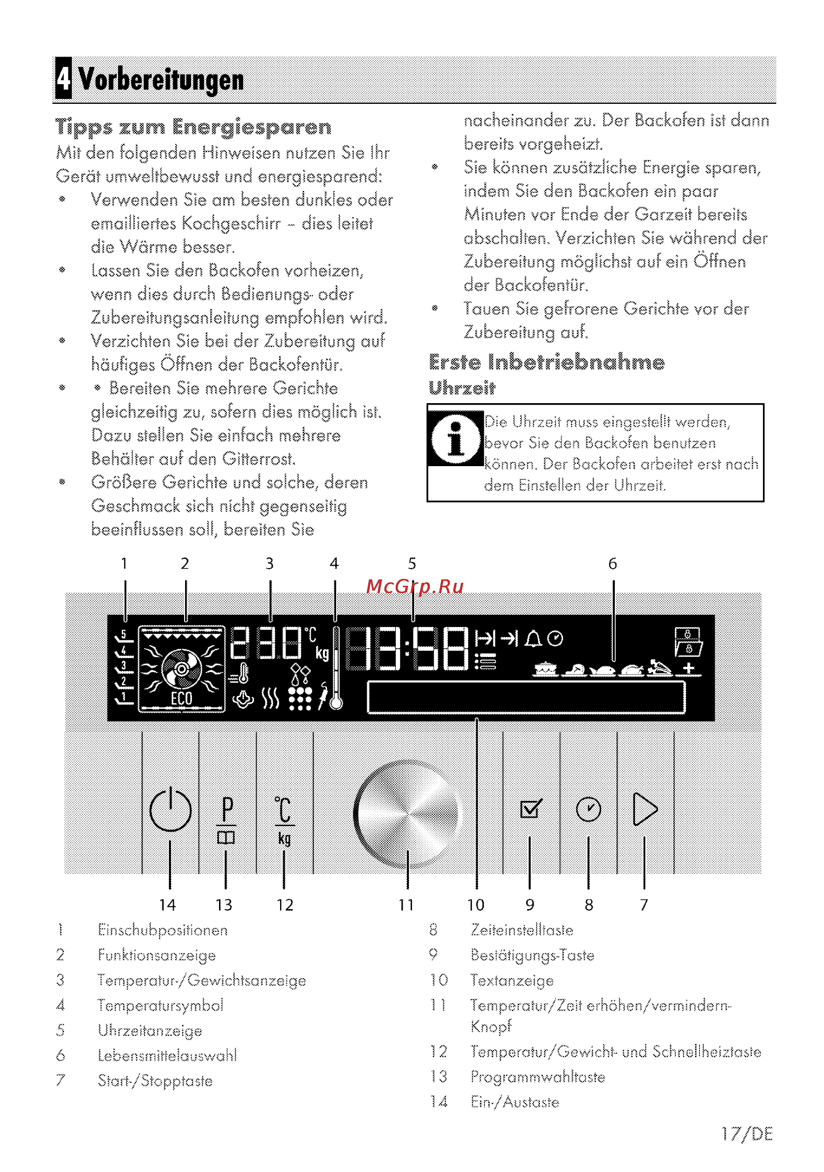 Grundig GEHM 46000 B [17/80] Q vorbereitungen