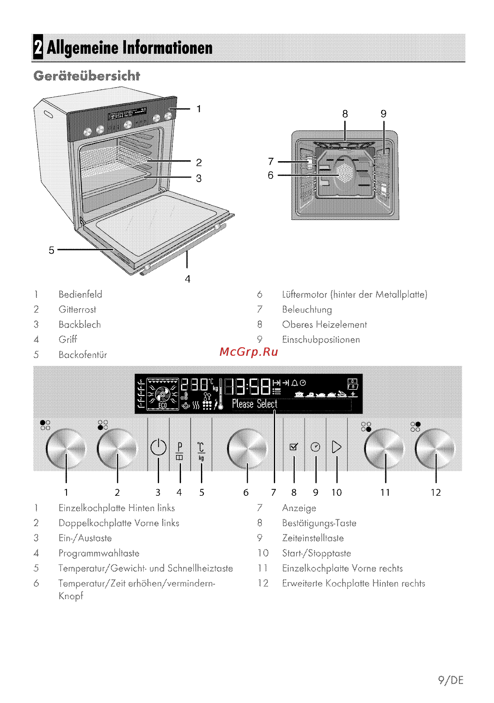 Grundig GEHM 46000 B [9/80] Allgemeine informationen