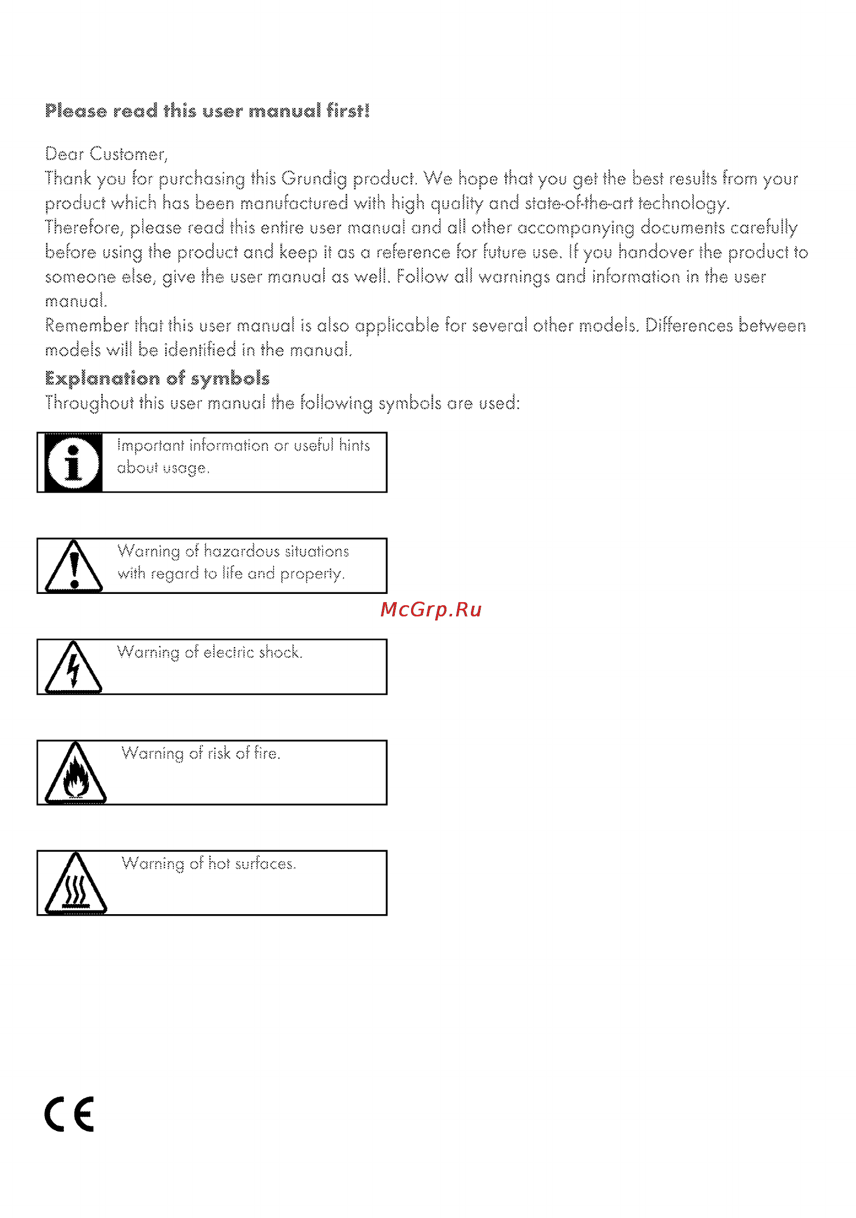 Grundig GIEV 323210 E [26/48] Exphnathn of symbols