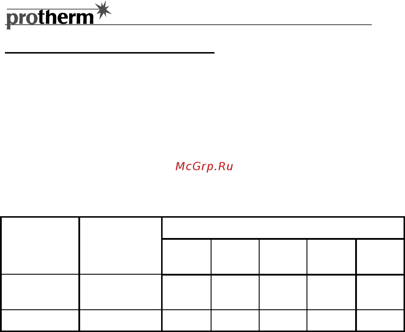 Protherm МЕДВЕДЬ РLO Инструкция по эксплуатации онлайн [44/48] 67074