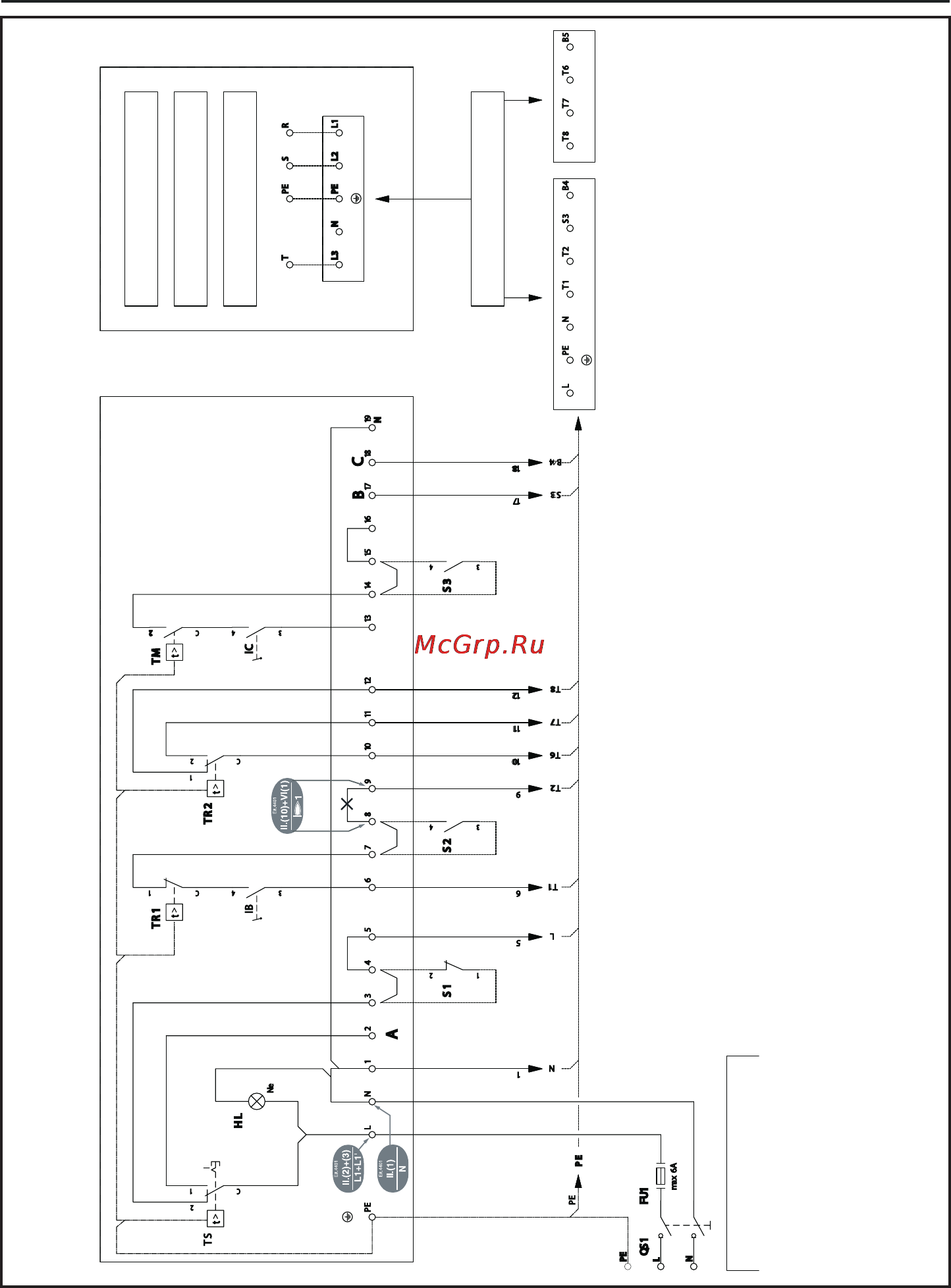 Protherm Бизон NO 870 [16/33] Электрическая схема
