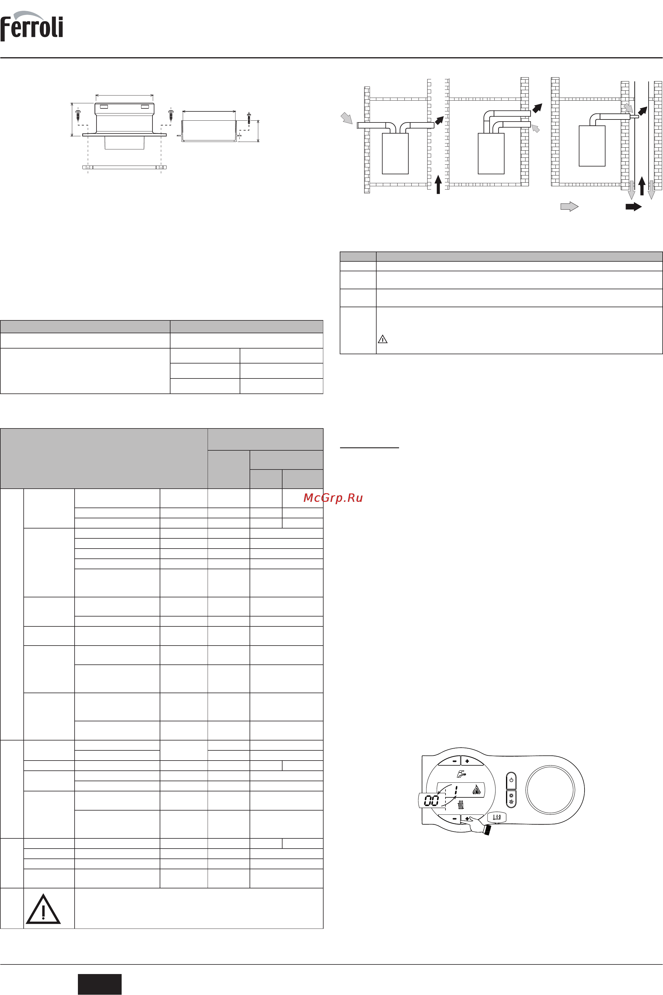 Ferroli DOMIPROJECT F 32 D [5/12] Domiproject f 32 d