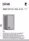 Ferroli ENERGY TOP W 70 Инструкция по эксплуатации