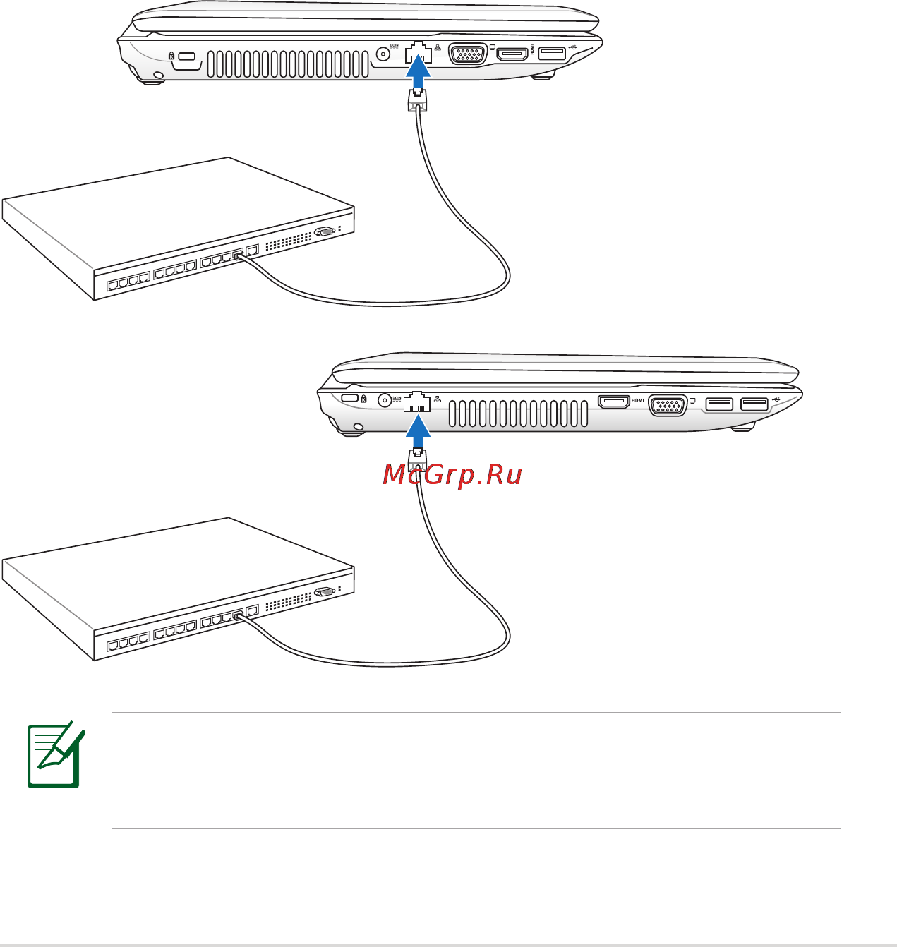 Asus K43Tk A6-3420M [67/115] Кабель типа витая пара