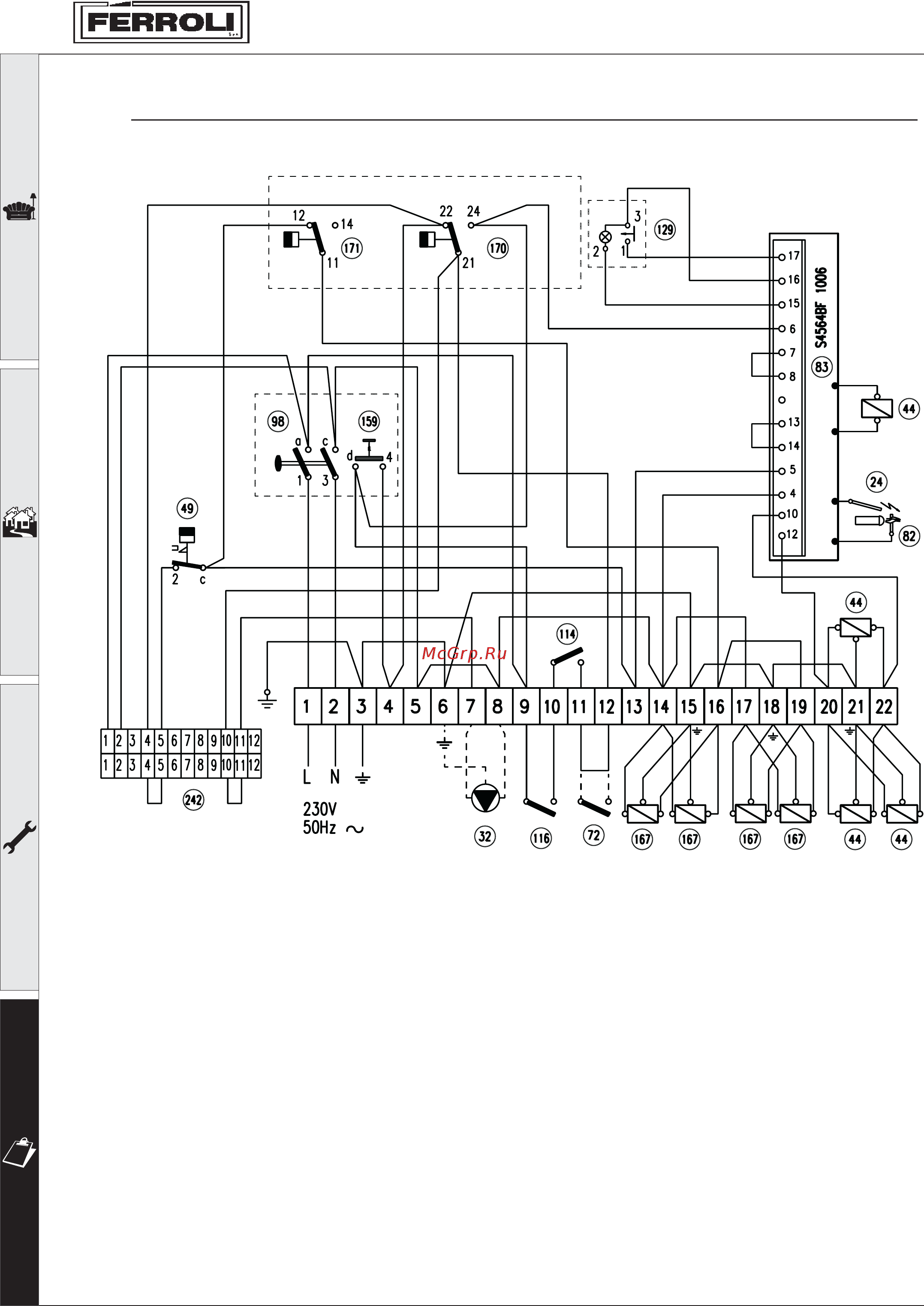 Ferroli PEGASUS F3 N 2S [34/36] Редазиз гз и 23