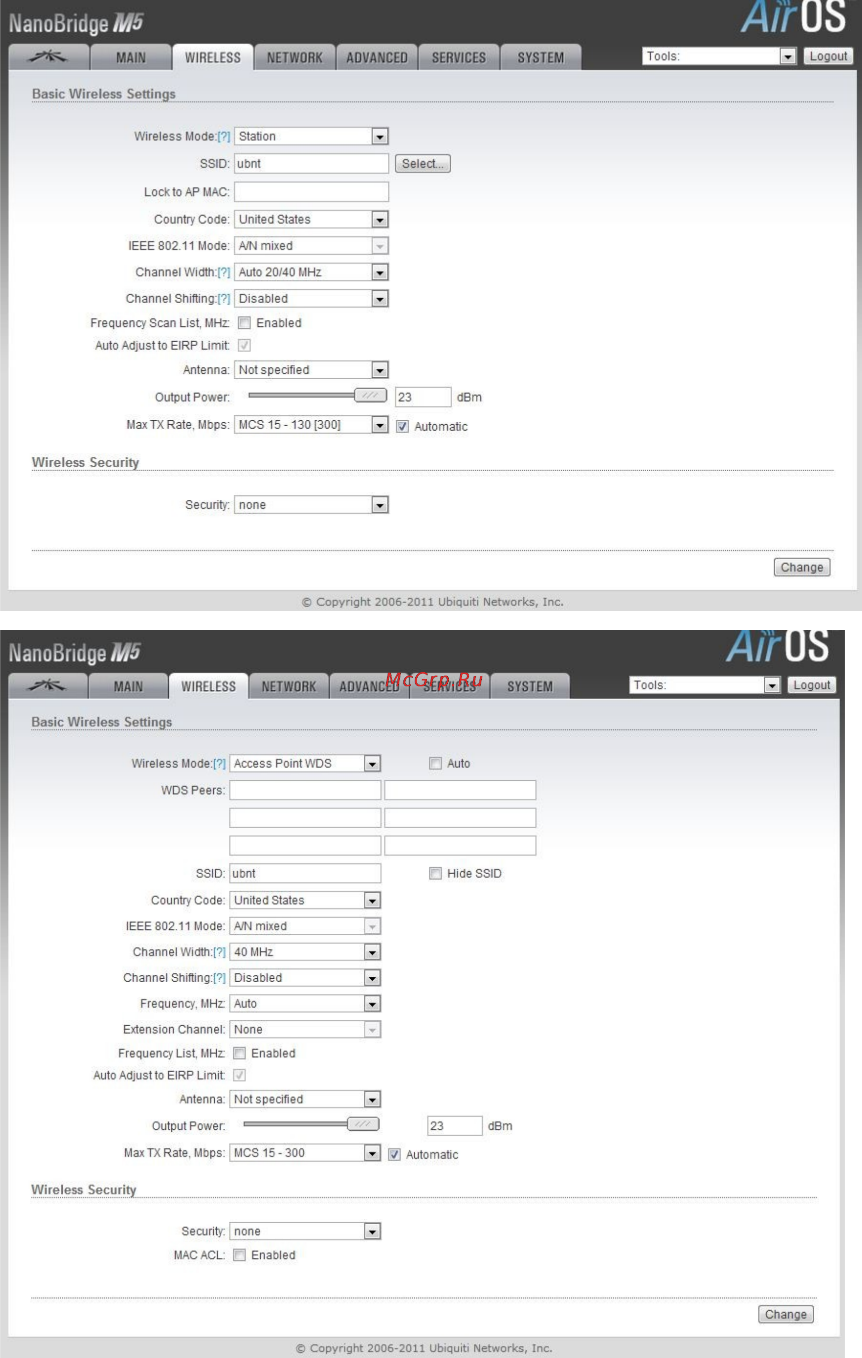 Ubiquiti NanoBridge M5 25dBi Инструкция по эксплуатации онлайн [5/20] 67300