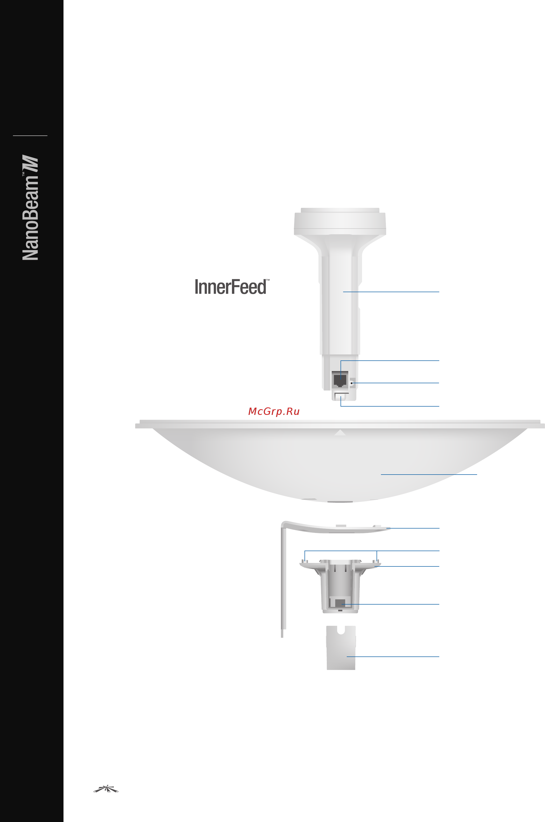 Ubiquiti NanoBeam NBE-M5-16 [6/15] Hardware overview dish reflector design
