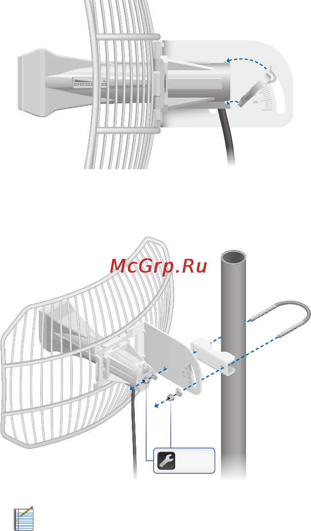Ubiquiti AirGrid M2 HP 16dBi Инструкция по эксплуатации онлайн [9/24] 67318