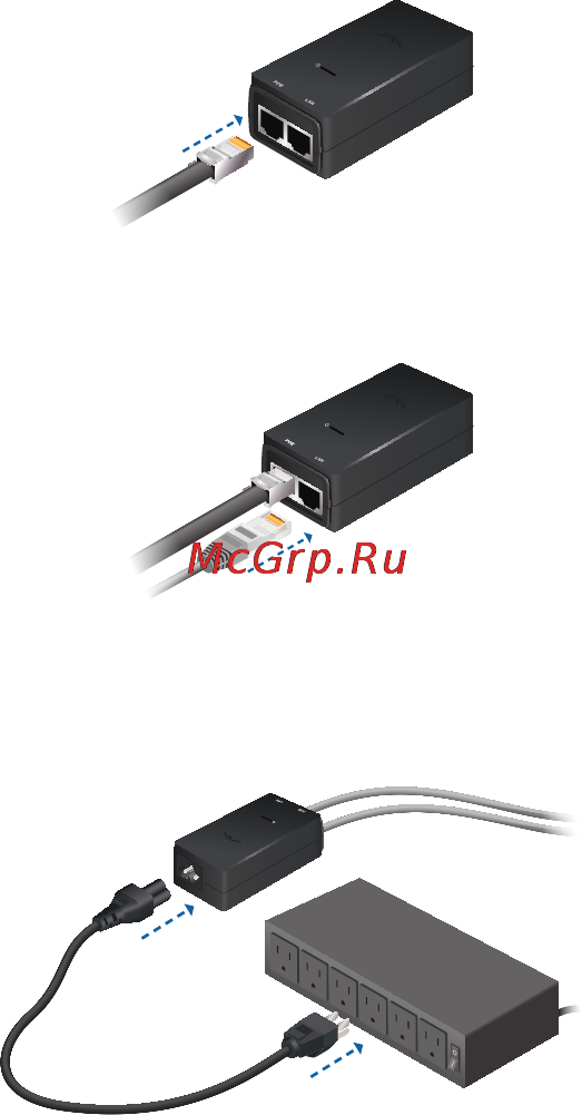 Ubiquiti AirGrid M2 HP 20dBi [11/24] Connecting power over ethernet