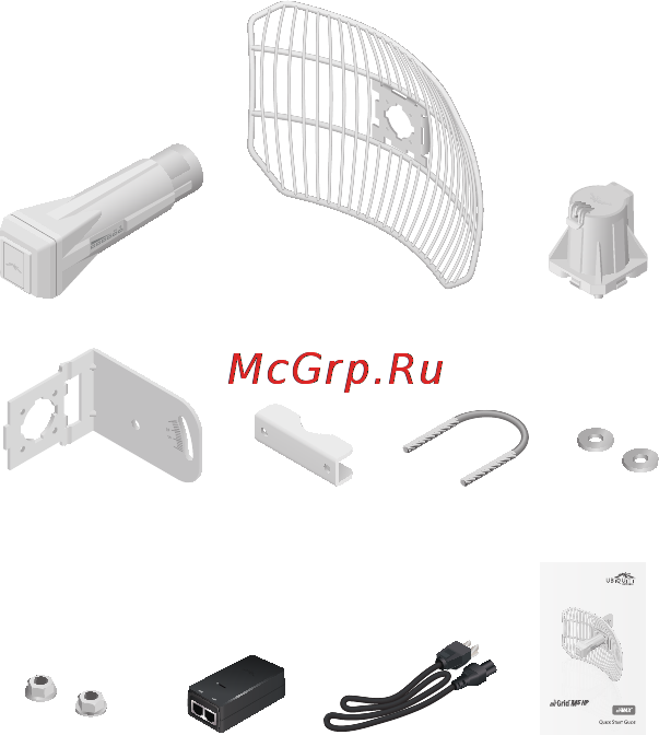 Ubiquiti AirGrid M5 HP 23dBi [2/24] Configuration interface this quick start guide also includes the warranty terms and is for use with the airgridm5 hp model ag hp 5g23