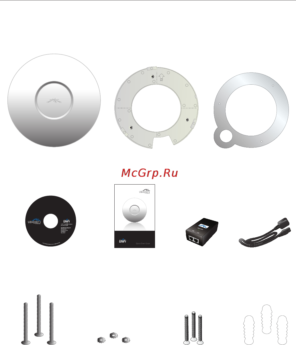 Ubiquiti UniFi AP (UAP) [3/20] Package contents