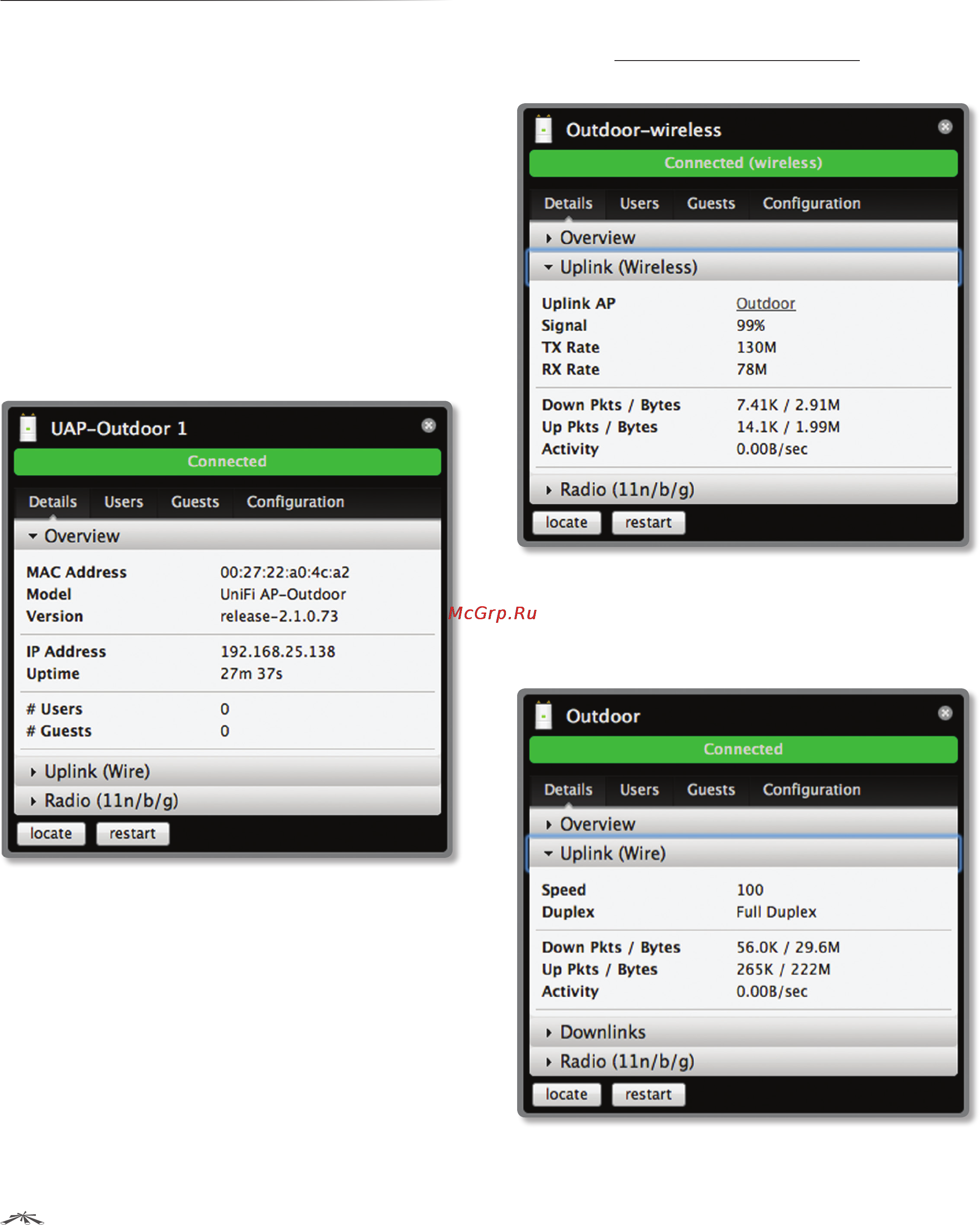 Ubiquiti UniFi AP Outdoor [33/58] Chapter 10 access point details