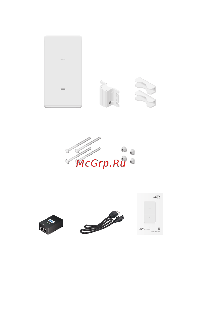 Ubiquiti UniFi AP-Outdoor AC [3/24] Package contents