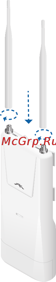 Ubiquiti UniFi AP-Outdoor+ [11/24] Antenna installation