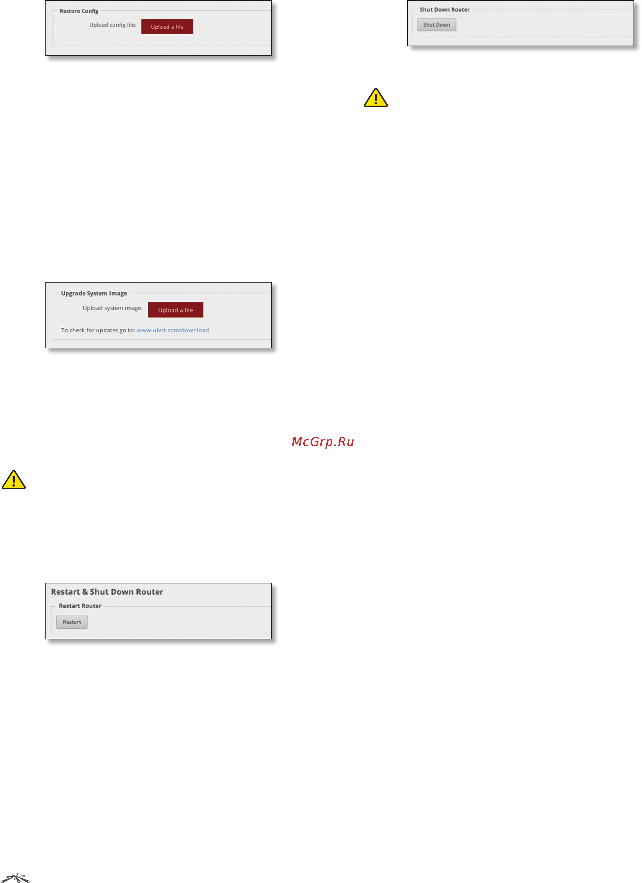 Ubiquiti EdgeRouter Lite [12/58] Restart shut down router