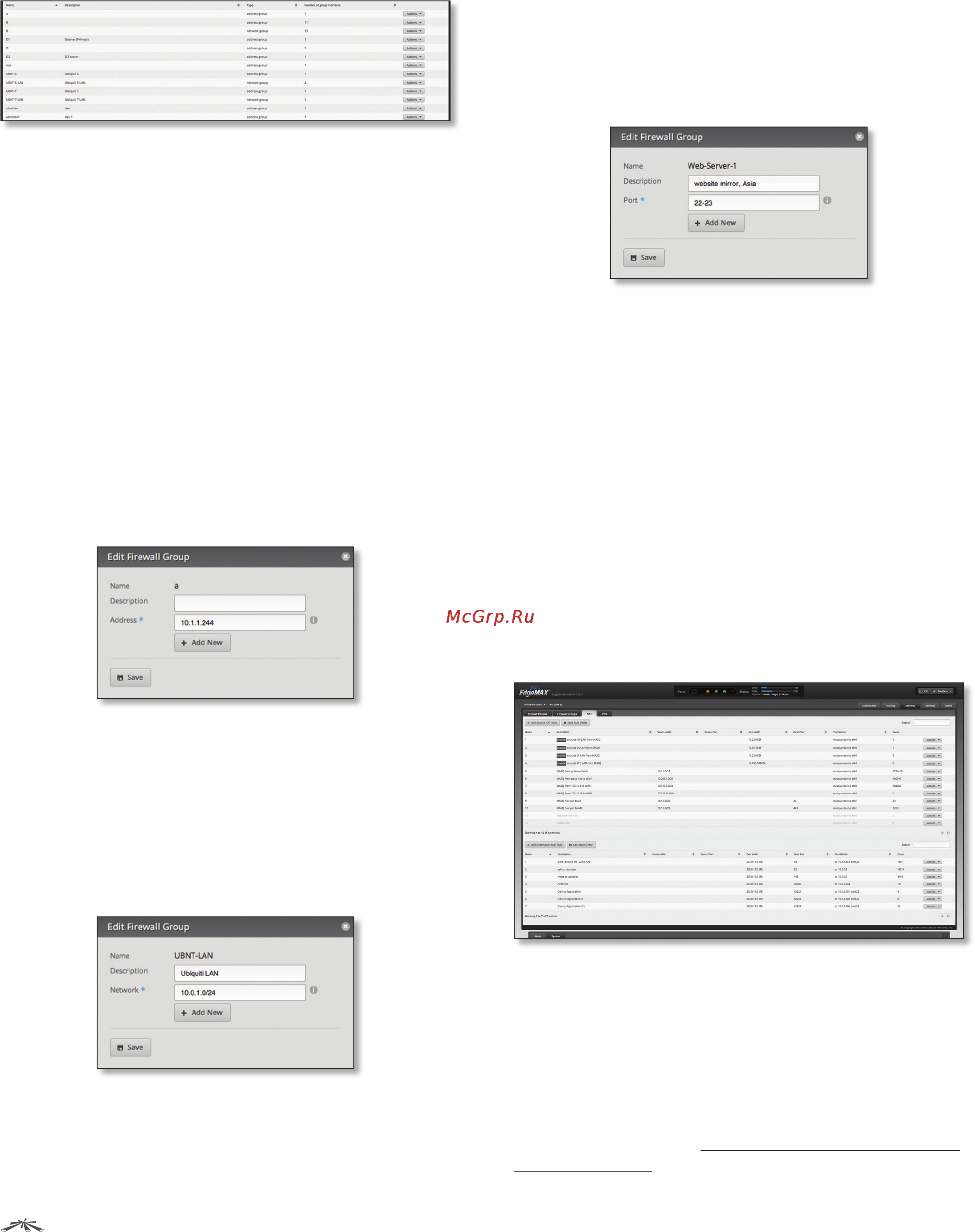 Ubiquiti EdgeRouter Lite [27/58] Source nat rules
