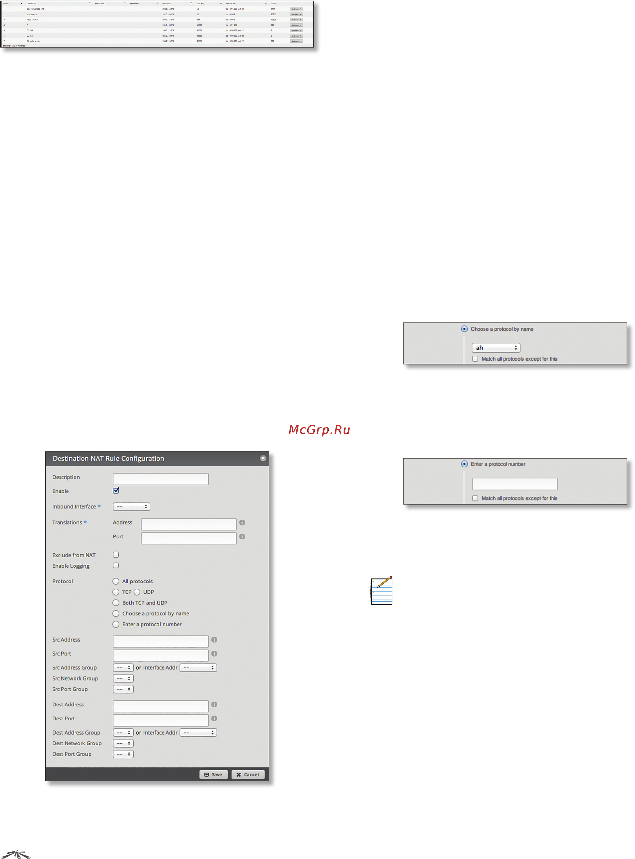 Ubiquiti EdgeRouter [30/57] Add or configure a destination nat rule