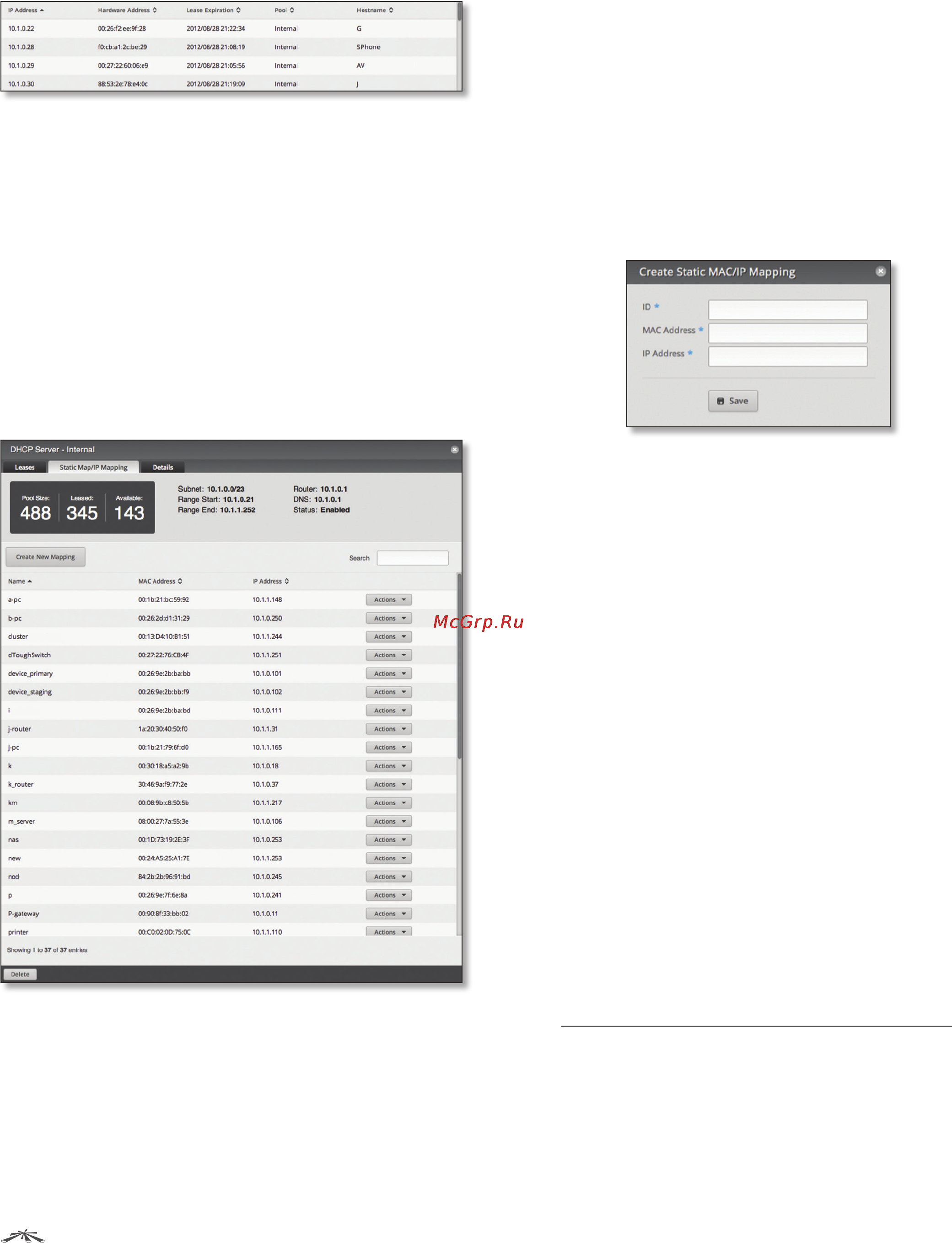 Ubiquiti EdgeRouter [35/57] Static mac ip mapping