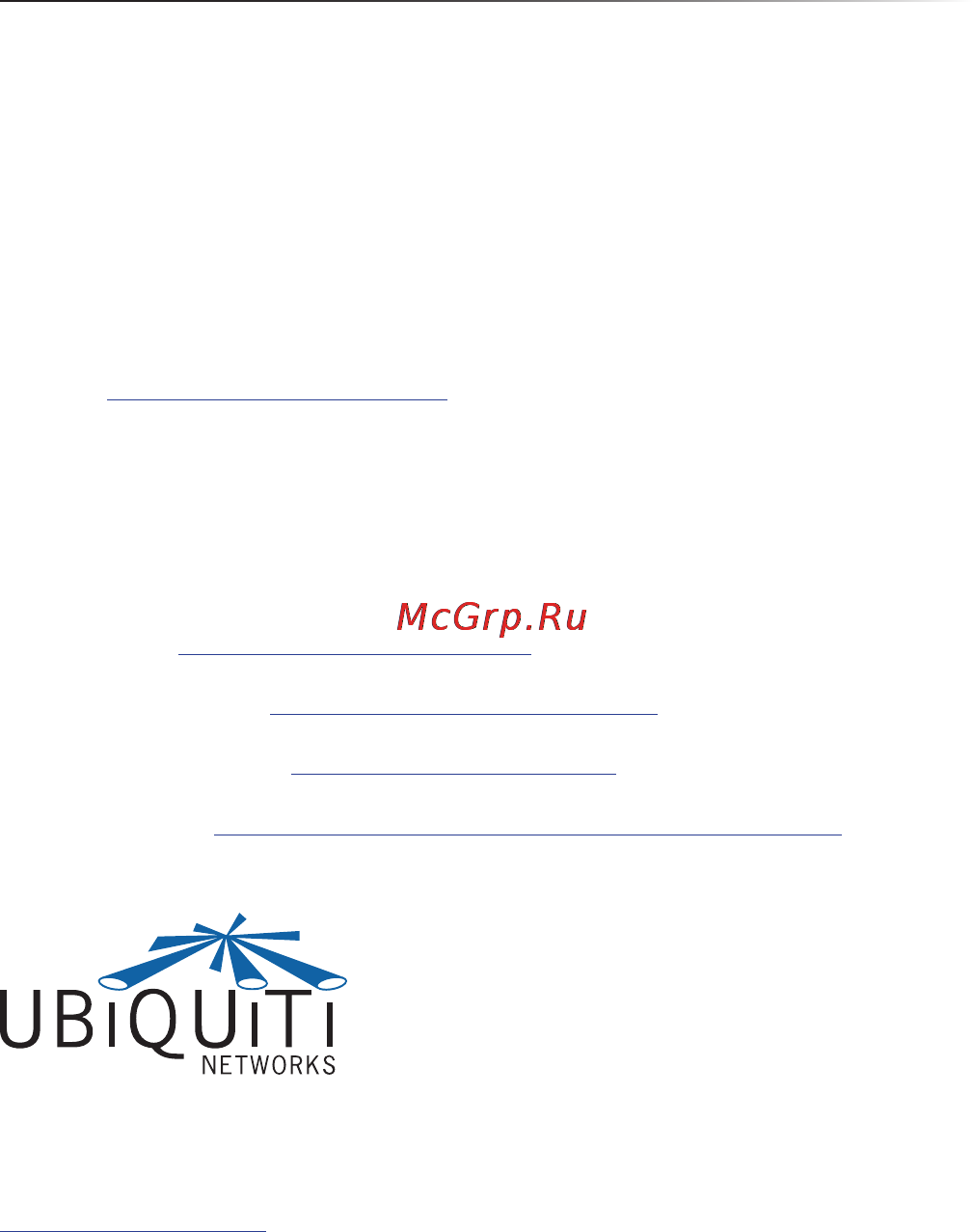 Ubiquiti AirRouter [38/38] Appendix c contact information
