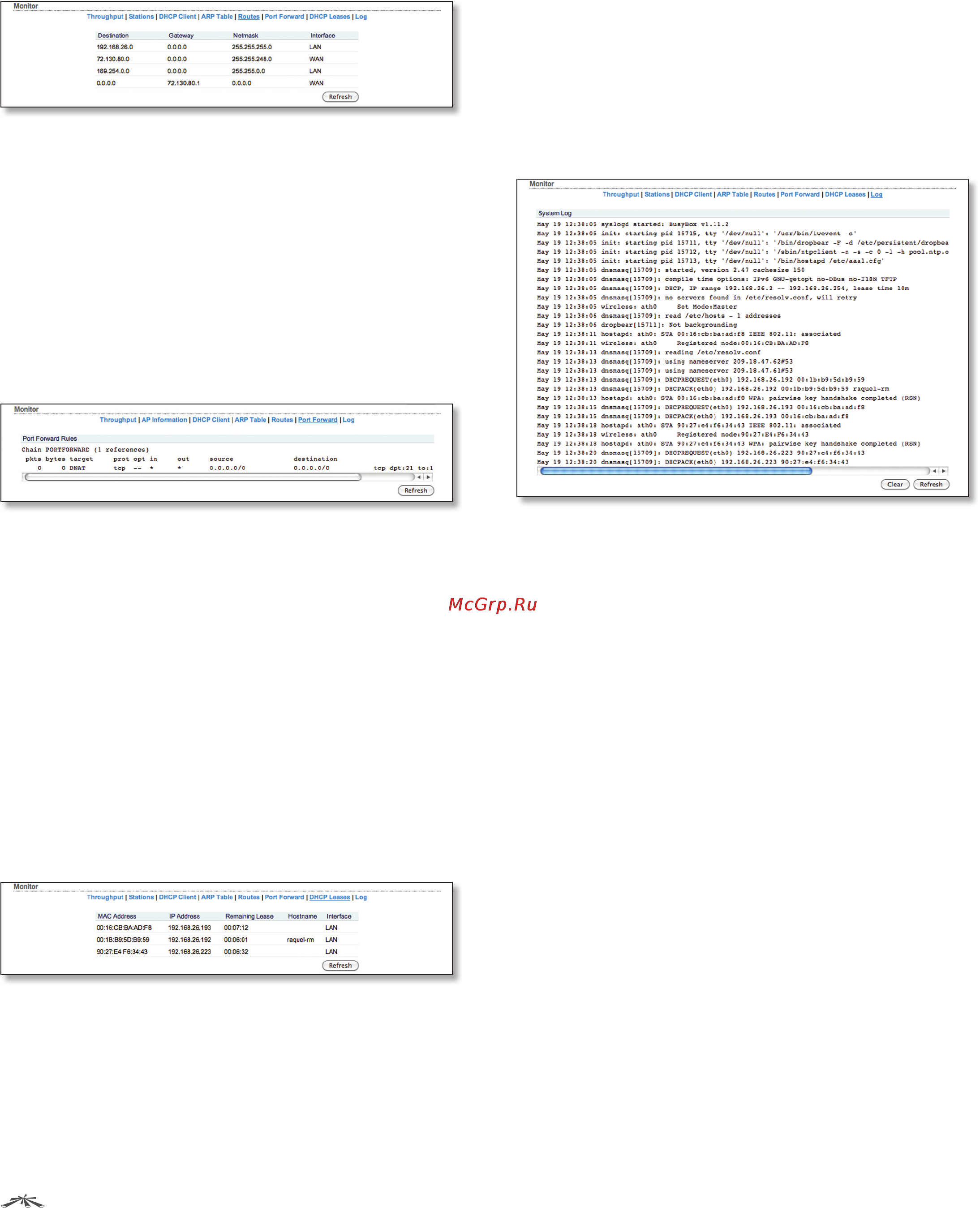 Ubiquiti AirRouter HP [14/61] Dhcp leases