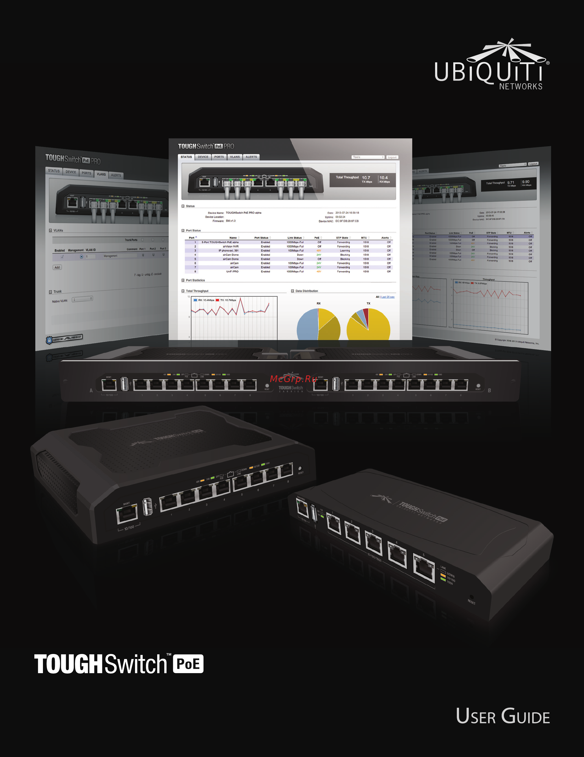 Ubiquiti TOUGHSwitch PoE Инструкция по эксплуатации онлайн