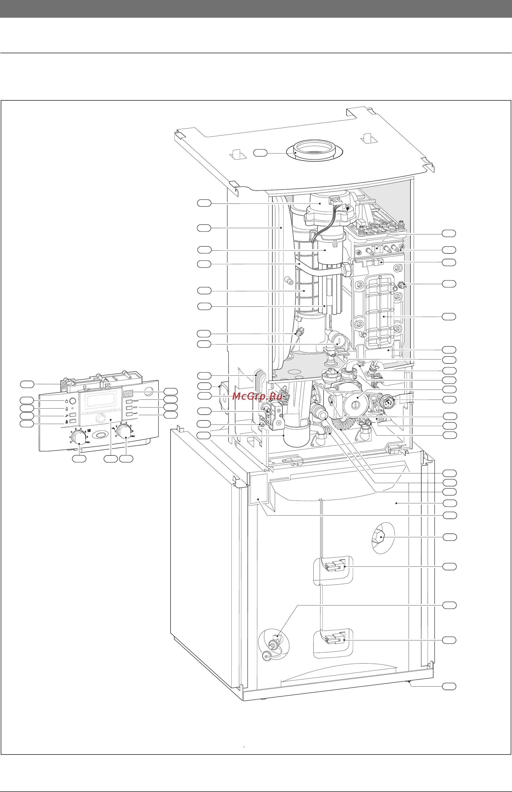 Bosch CONDENS 5000 FM [12/75] Конструкция прибора