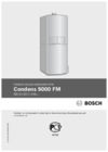 Bosch CONDENS 5000 FM SOLAR Инструкция по эксплуатации