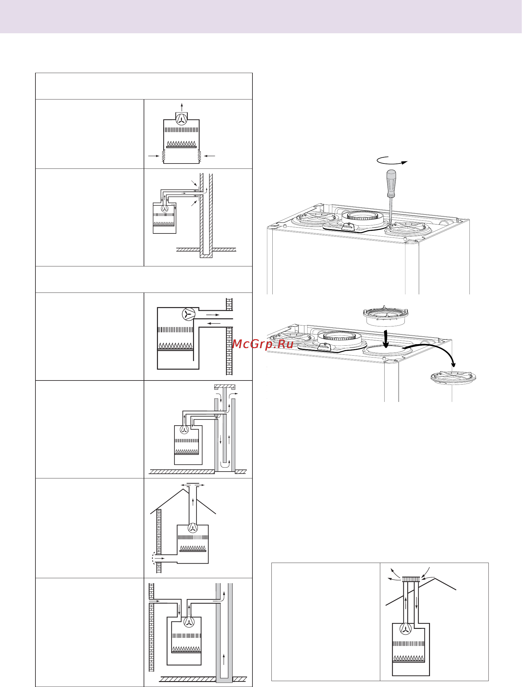 Chaffoteaux TALIA SYSTEM 15 FF [16/44] Монтаж