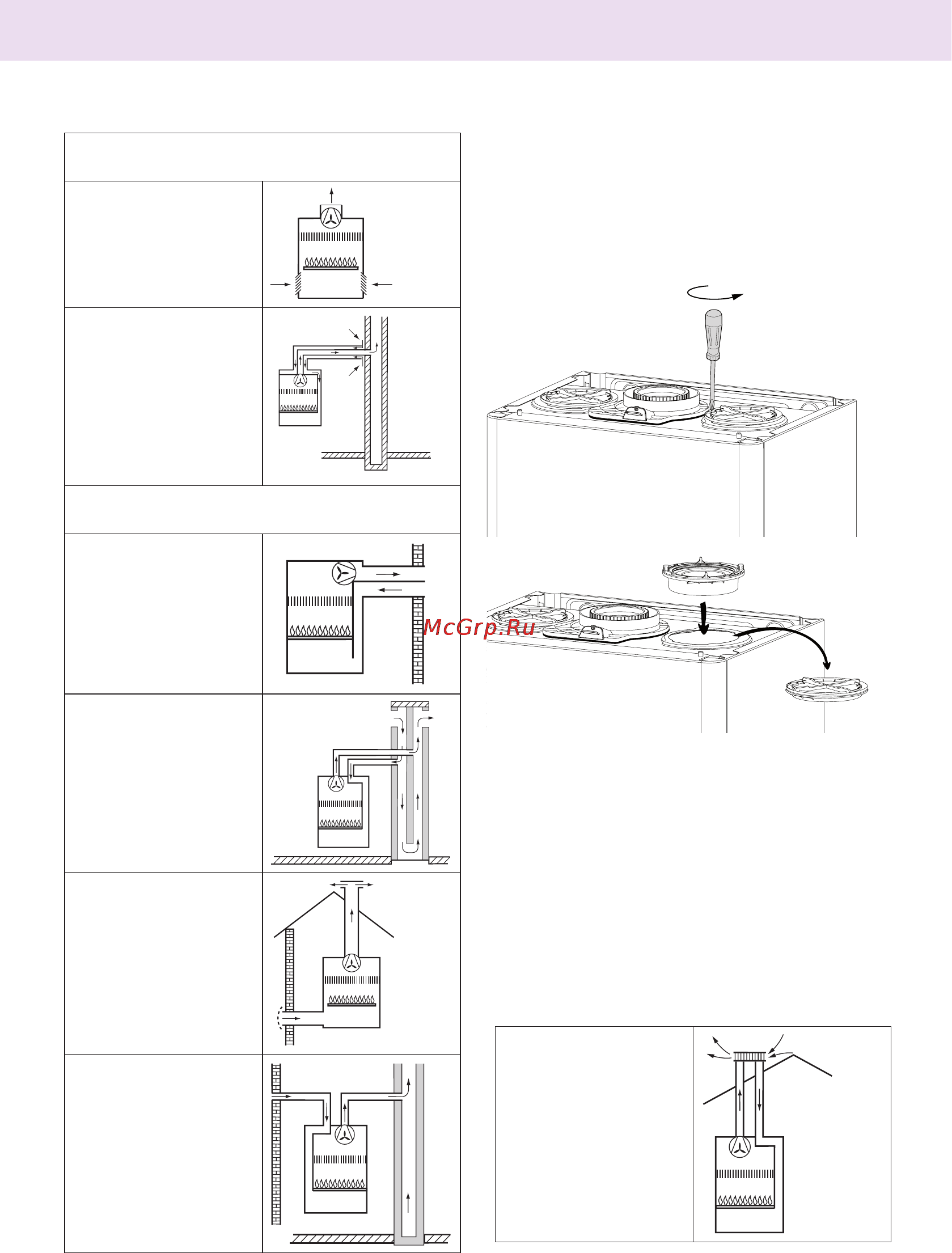 Chaffoteaux TALIA SYSTEM 25 FF [16/44] Монтаж