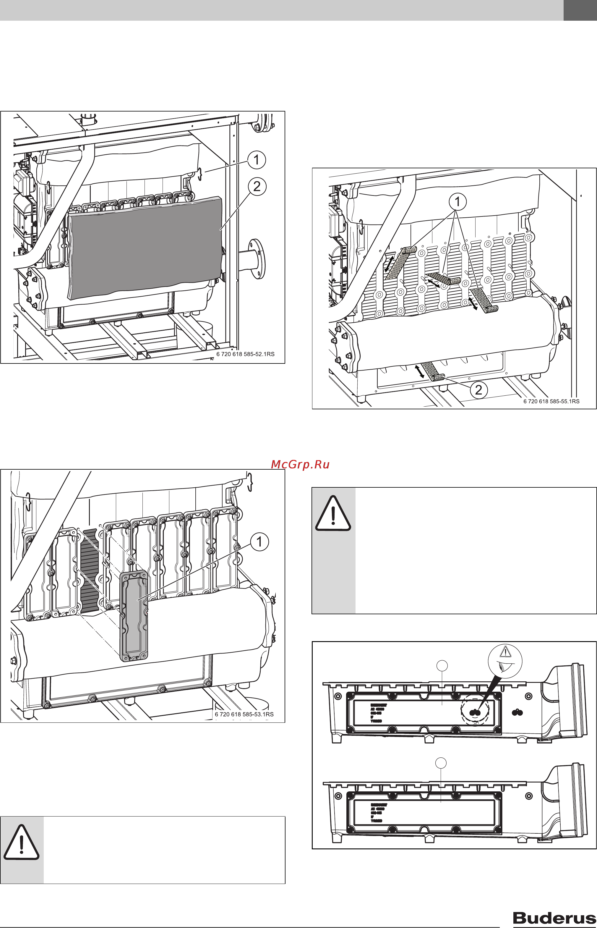 Buderus LOGANO PLUS GB402 [49/80] Èñòêà òåïëîîáìåííèêà