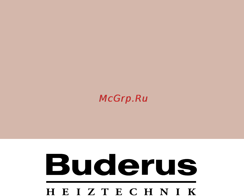 Buderus LOGANO GE315 [4/4] Buderus heiztechnik gmbh 35573 wetzlar