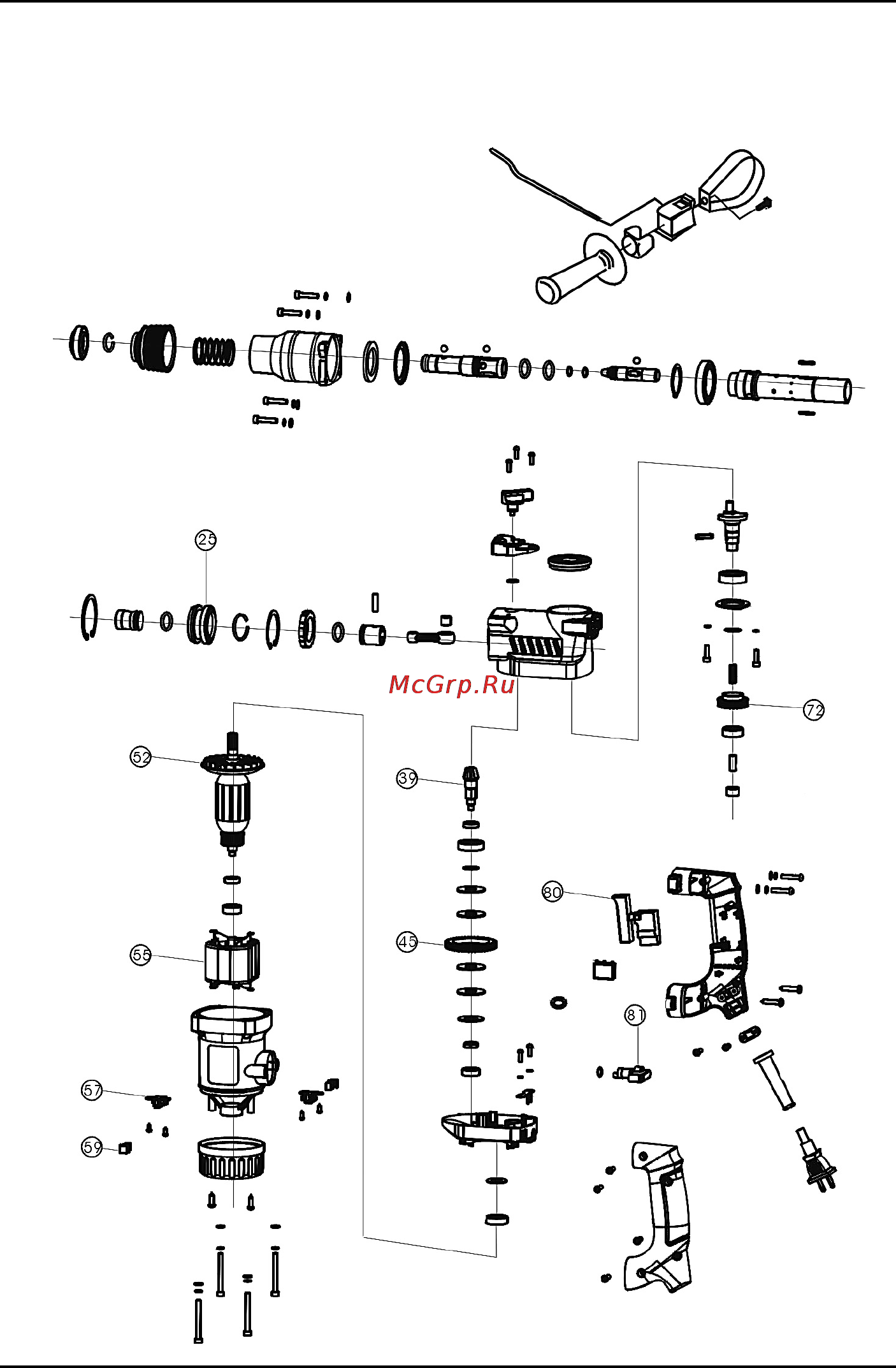 Bort BHD-700 [34/42] Exploded view bhd 700
