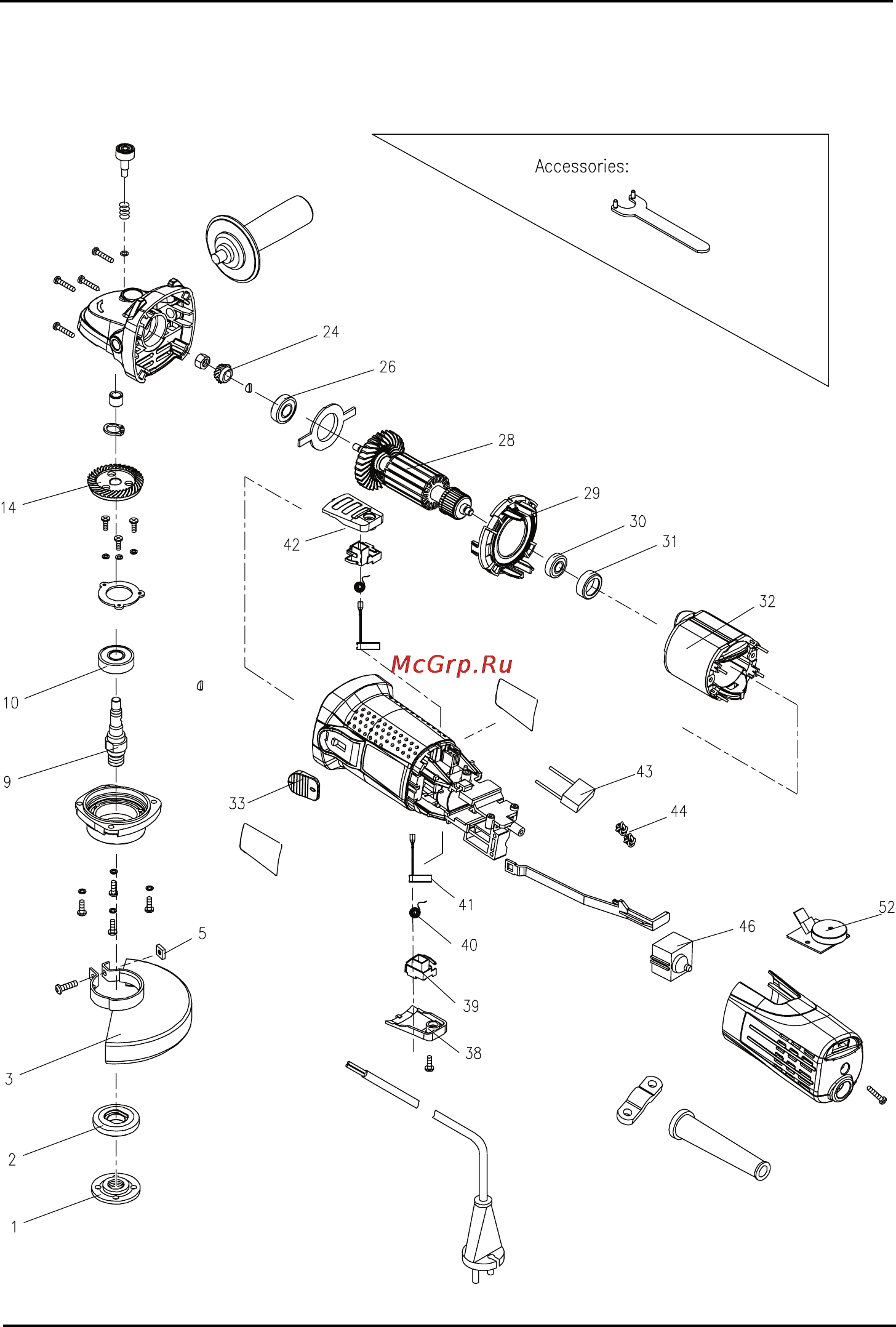 Bort BWS-905-R [42/50] Exploded view bws 905 r