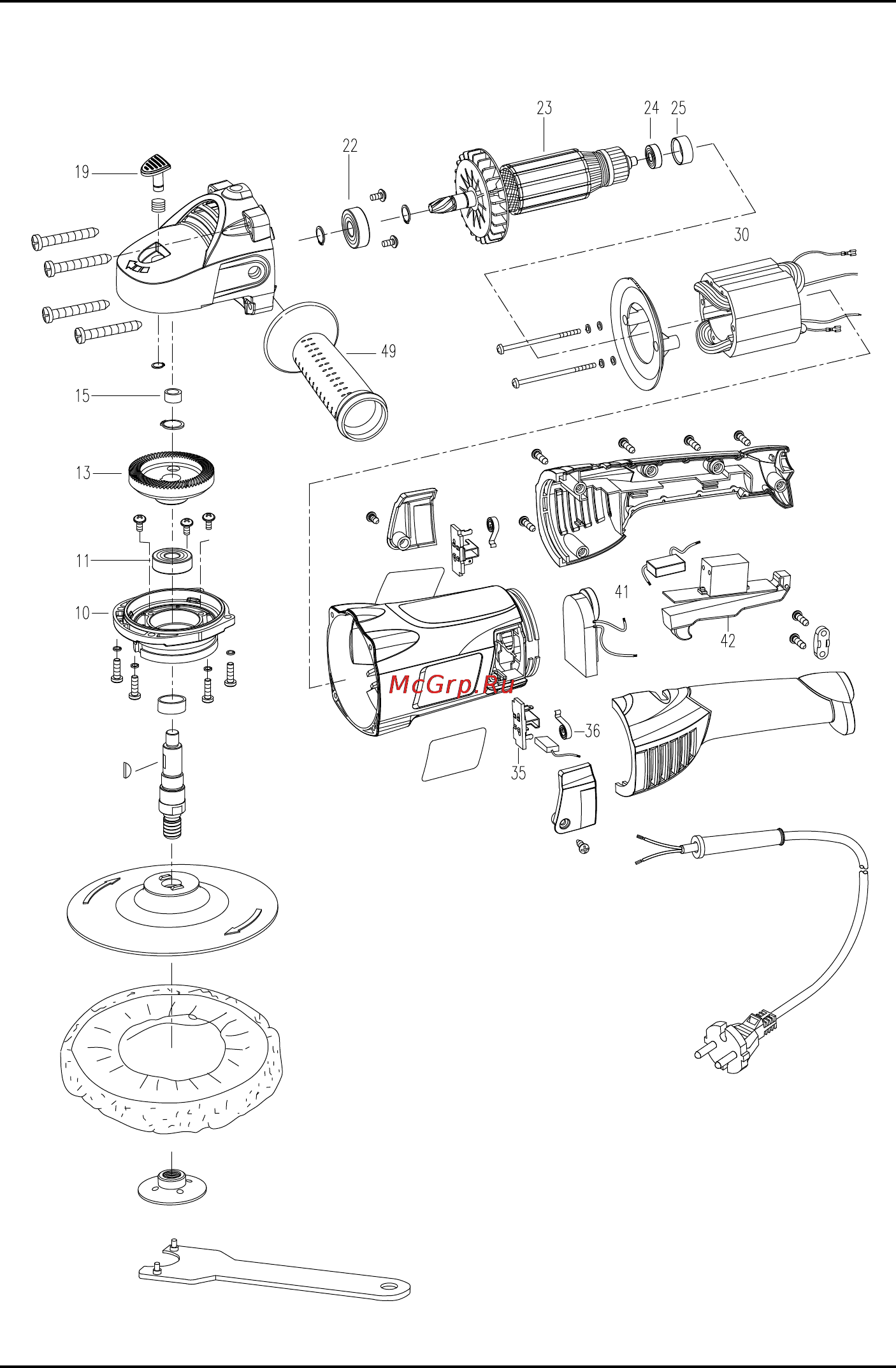 Bort BCP-1400N [32/40] Exploded view bcp 1400n