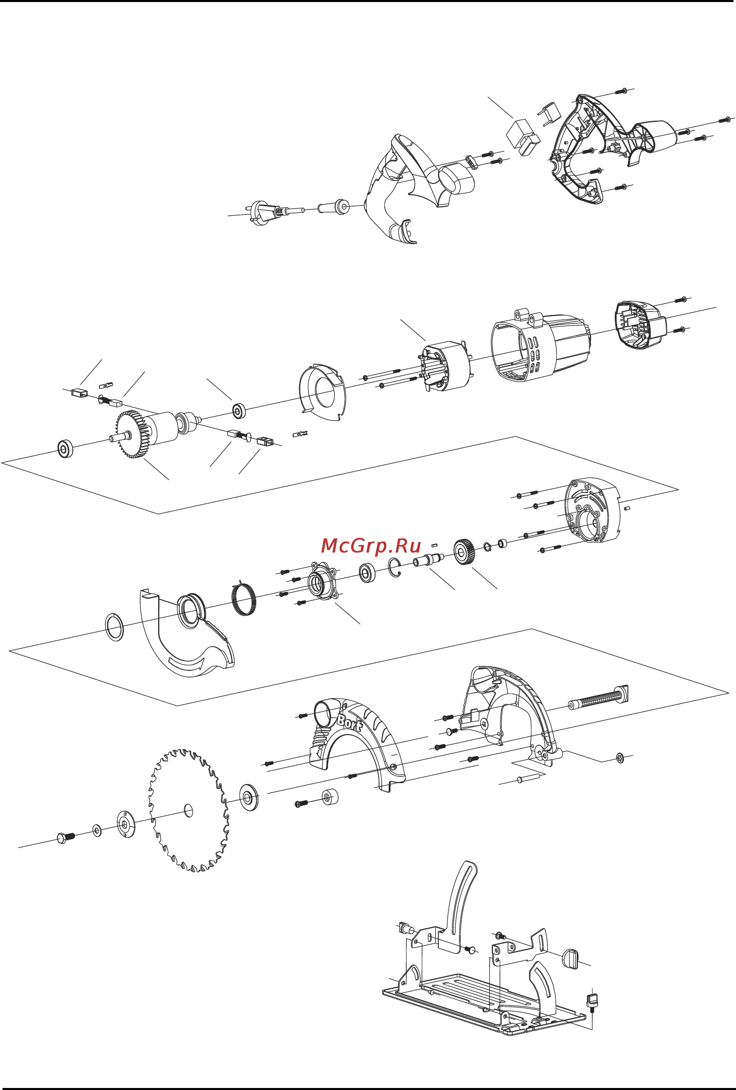 Bort BHK-185U [64/72] Exploded view