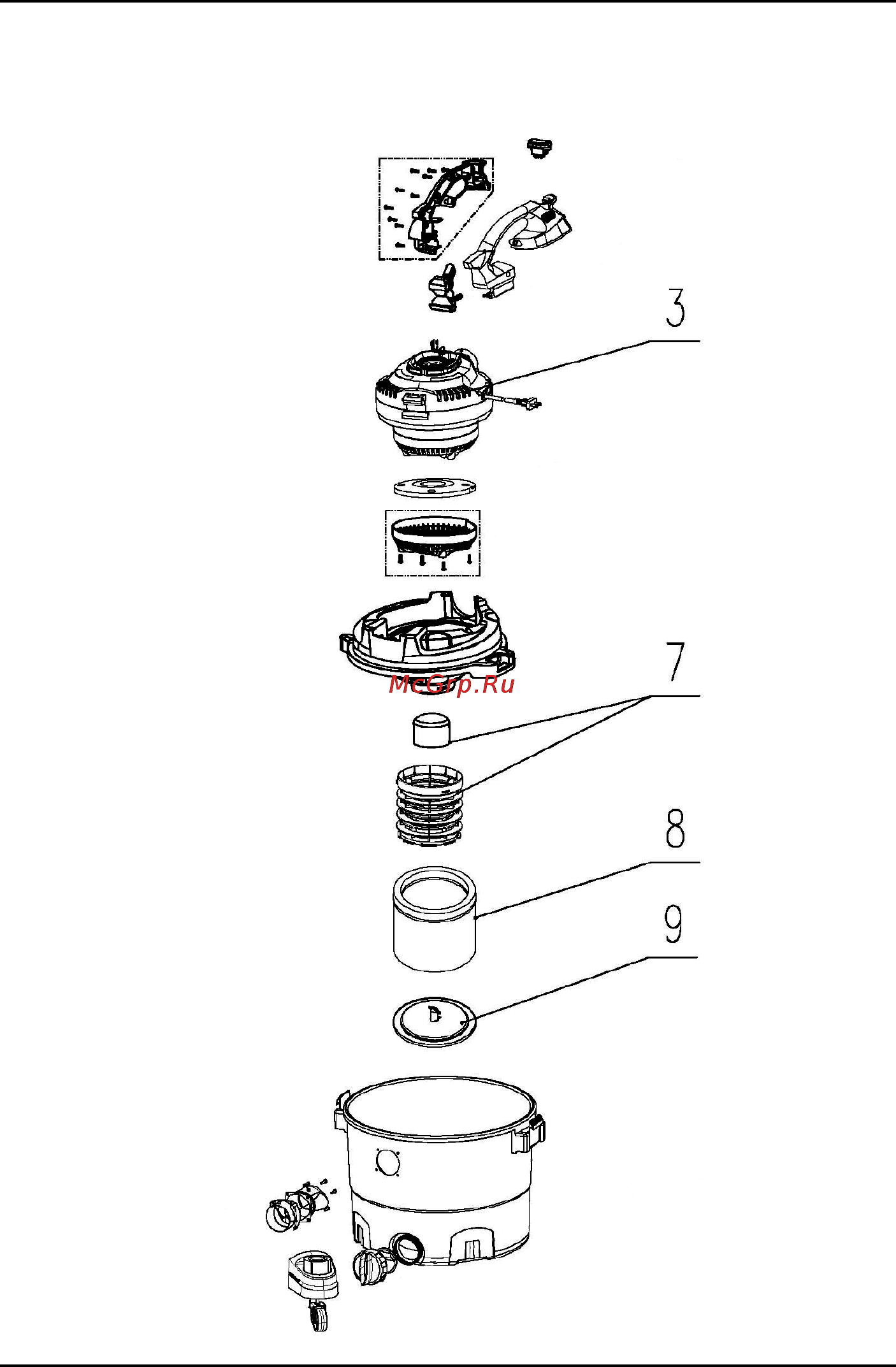 Bort BSS-1330-Pro [12/16] Exploded view bss 1330 pro