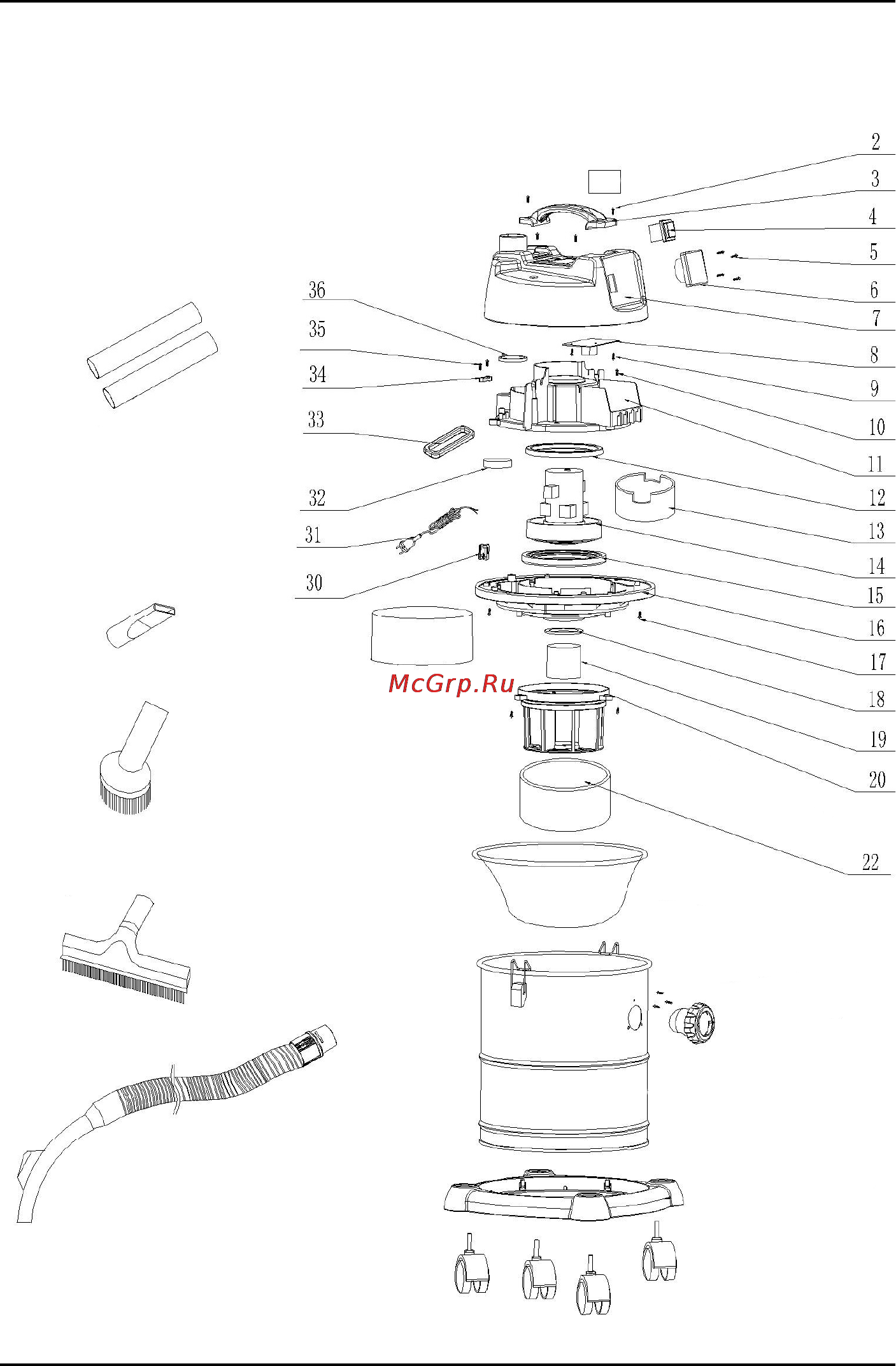 Bort BSS-1230 [12/16] Exploded view bss 1230