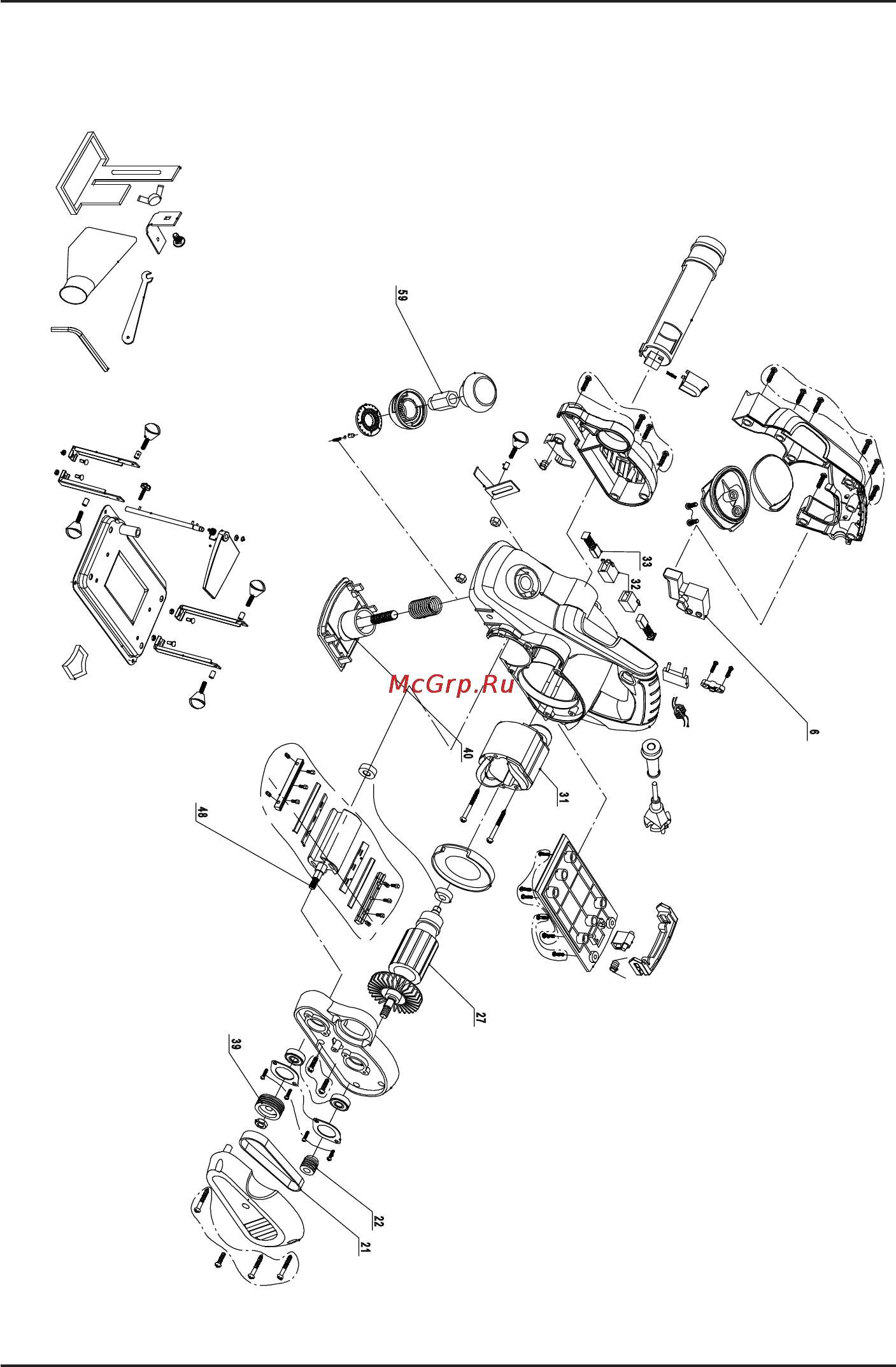 Bort BFB-850-T [32/40] Exploded view bfb 850 t