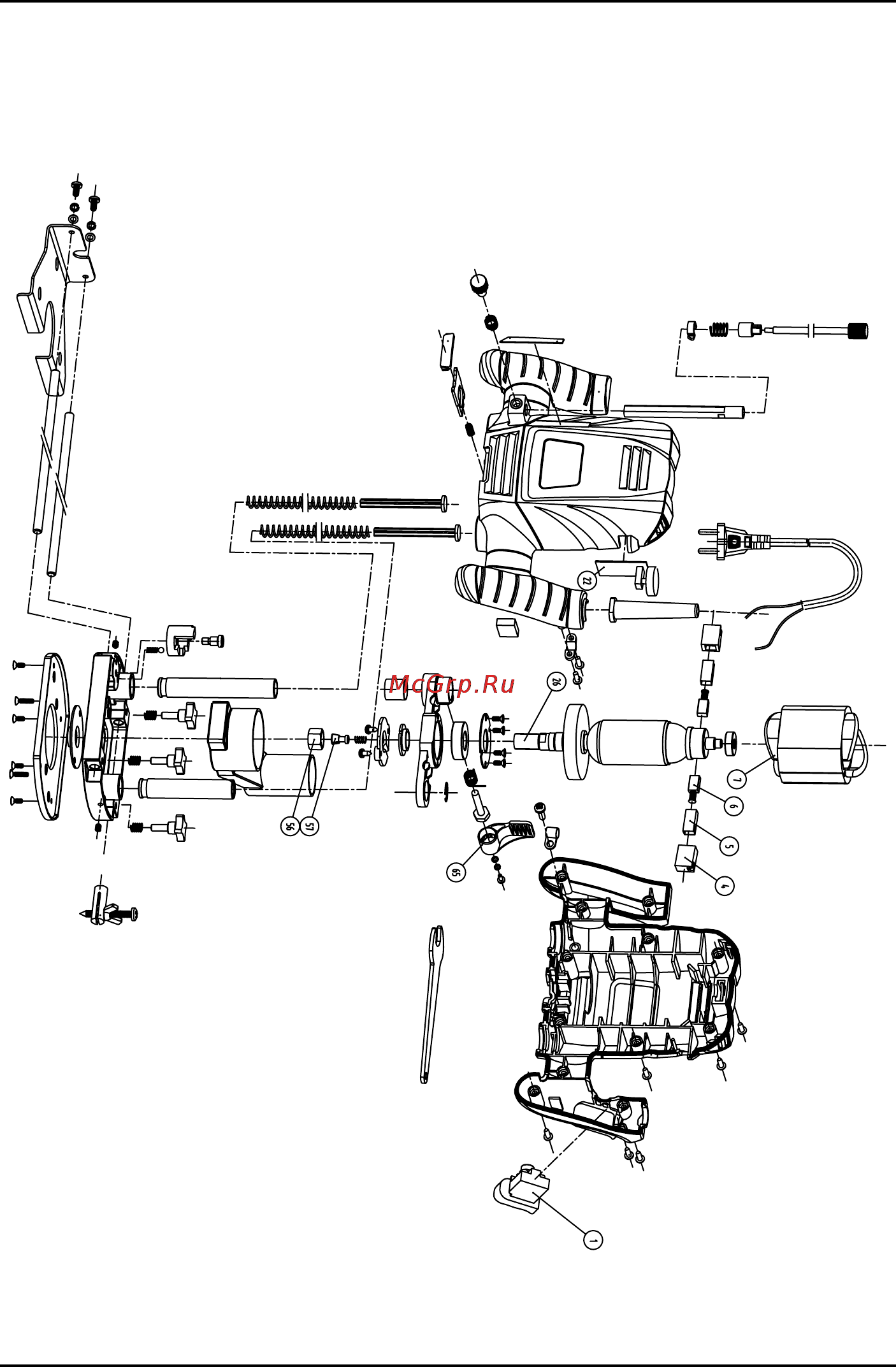 Bort BOF-1080N [34/42] Exploded view bof 1080n