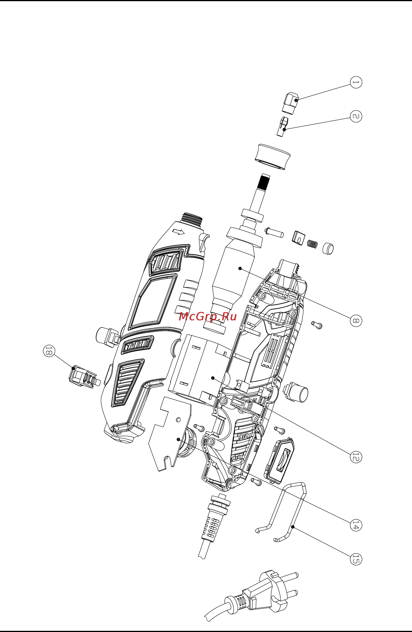 Bort BCT-170M [32/40] Exploded view bct 170 m