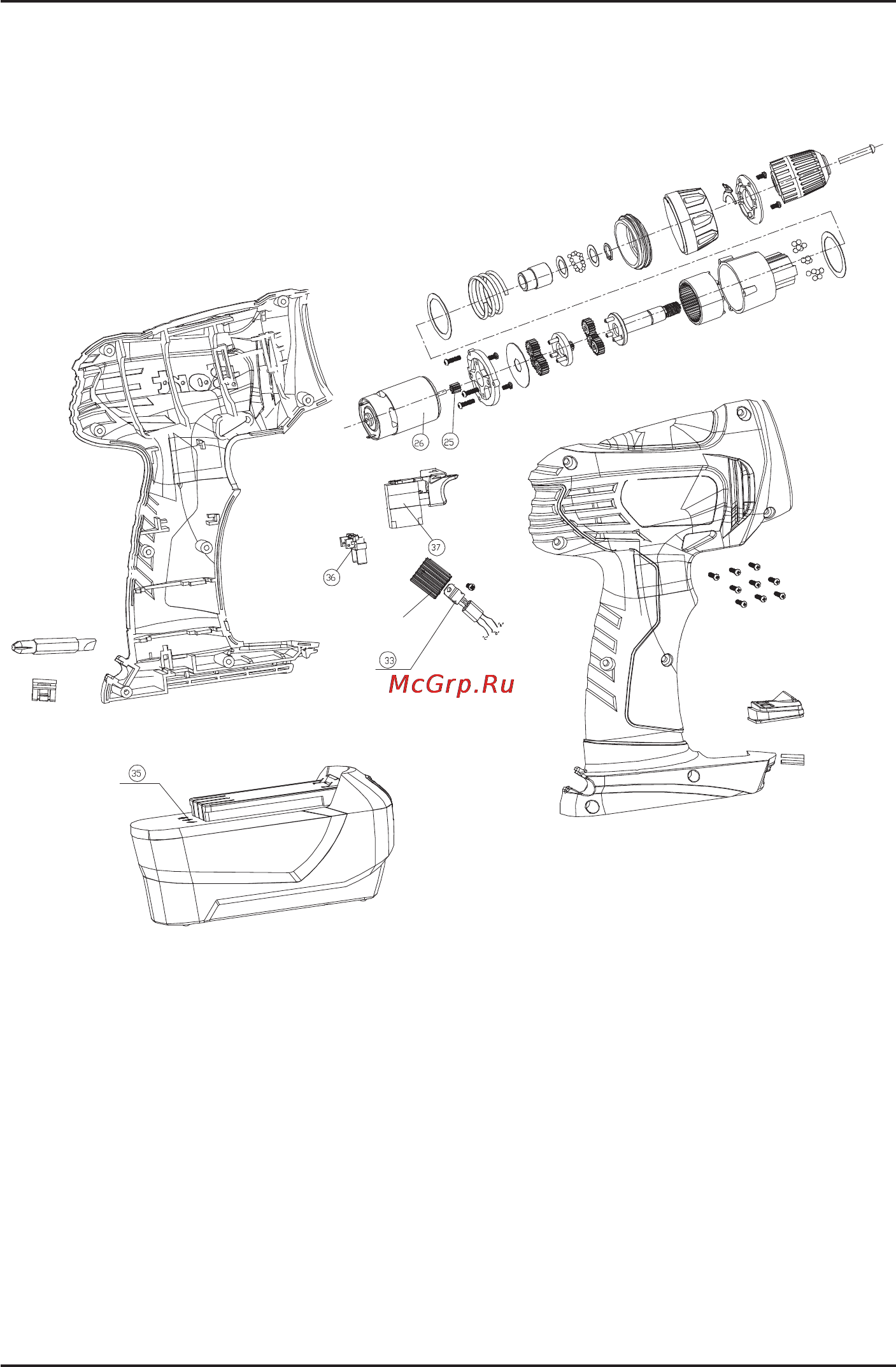 Bort BAB-18U-FDK [10/24] Exploded view bab 18u fdk