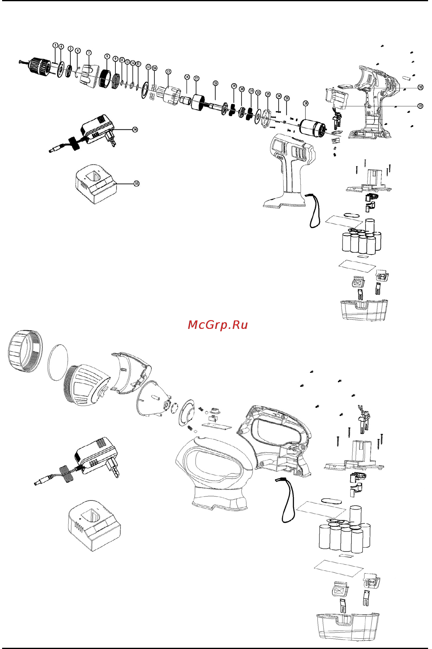 Bort BAB-14-DZK [34/44] Exploded view bab 14 dzk
