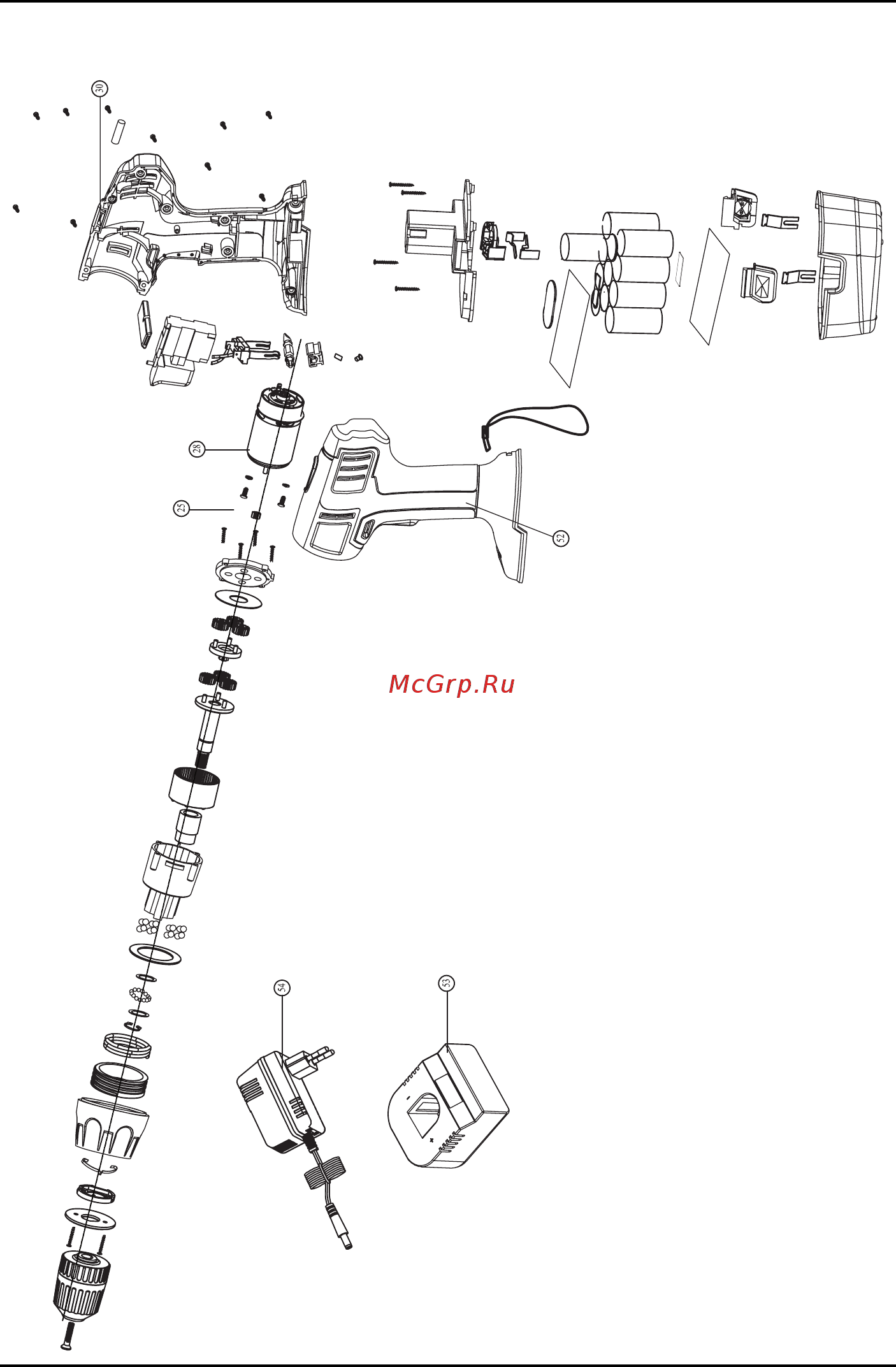 Bort BAB-12-P [30/38] Exploded view bab 12 p