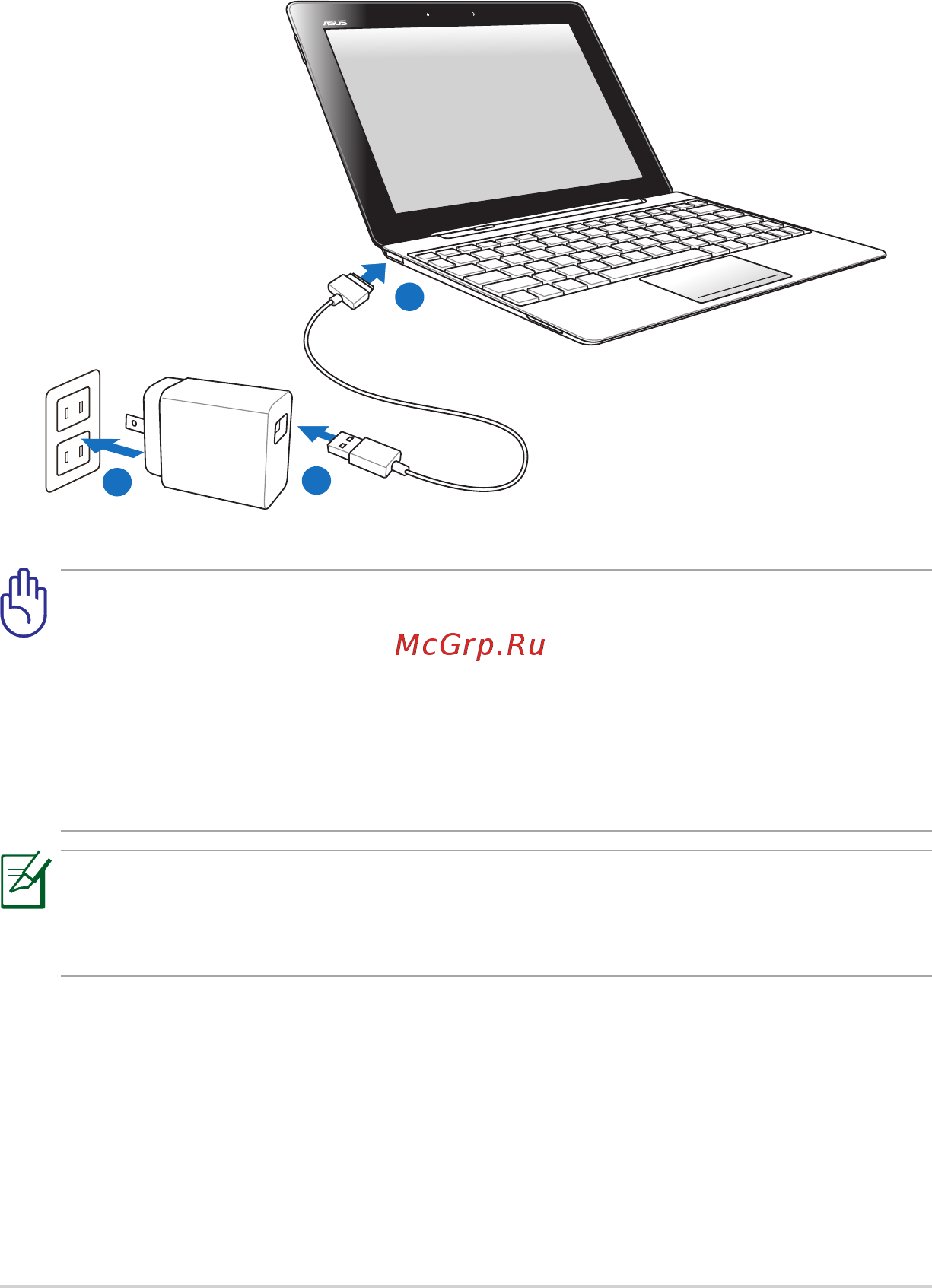 Asus TF300T-1A128A 32Gb White Dock [83/90] Зарядка планшета от док станции