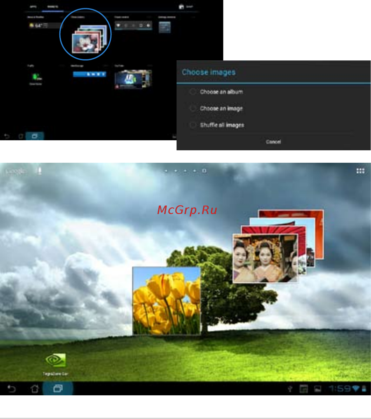 Asus TF300T-1K133A 32Gb Blue Dock [37/90] Виджет галерея