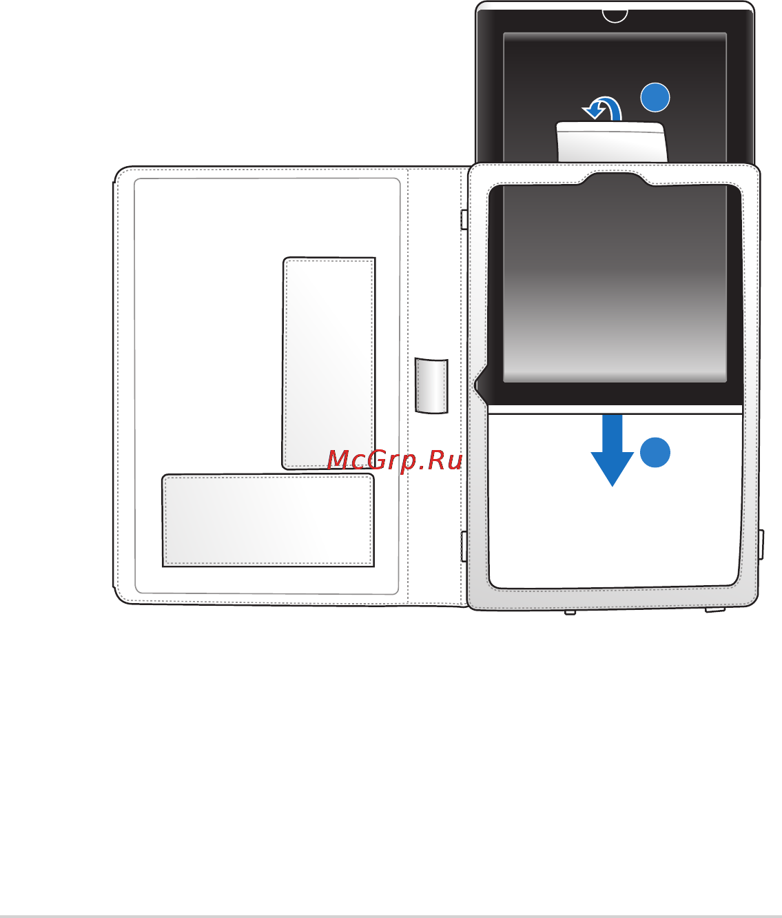Asus EeePAD Slate B121 White [28/46] Футляр для eee slate